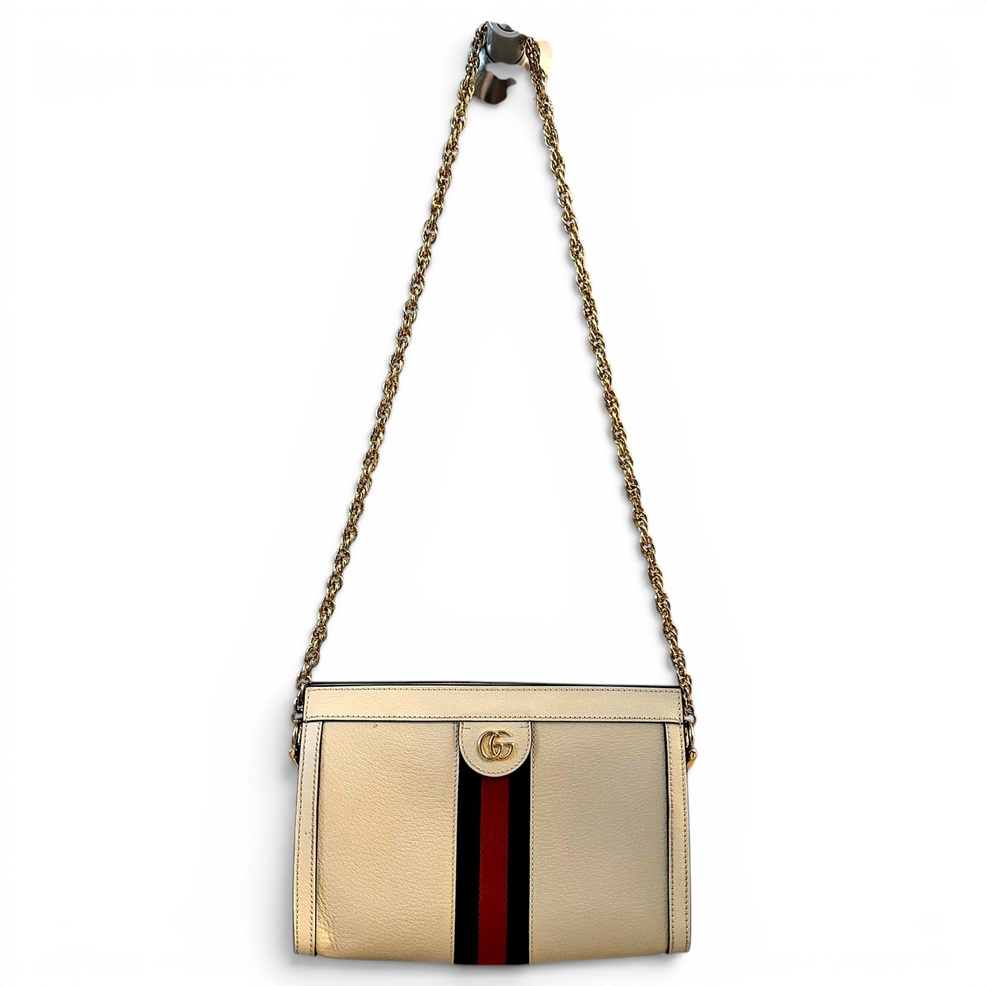 Ophidia Chain leather handbag