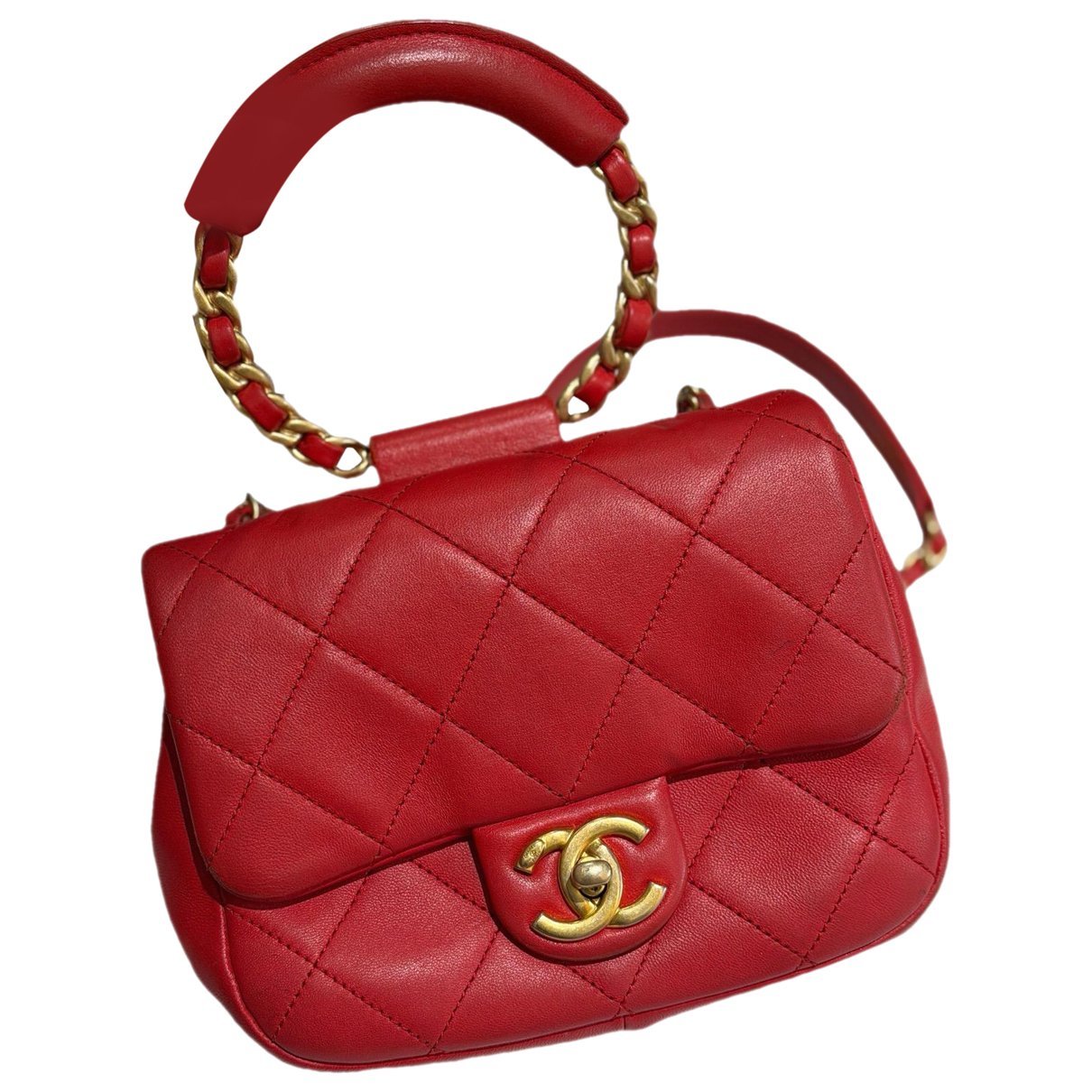 Coco Handle leather handbag