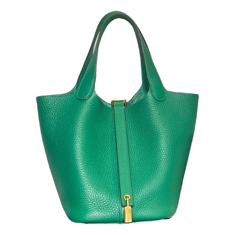 Picotin leather handbag