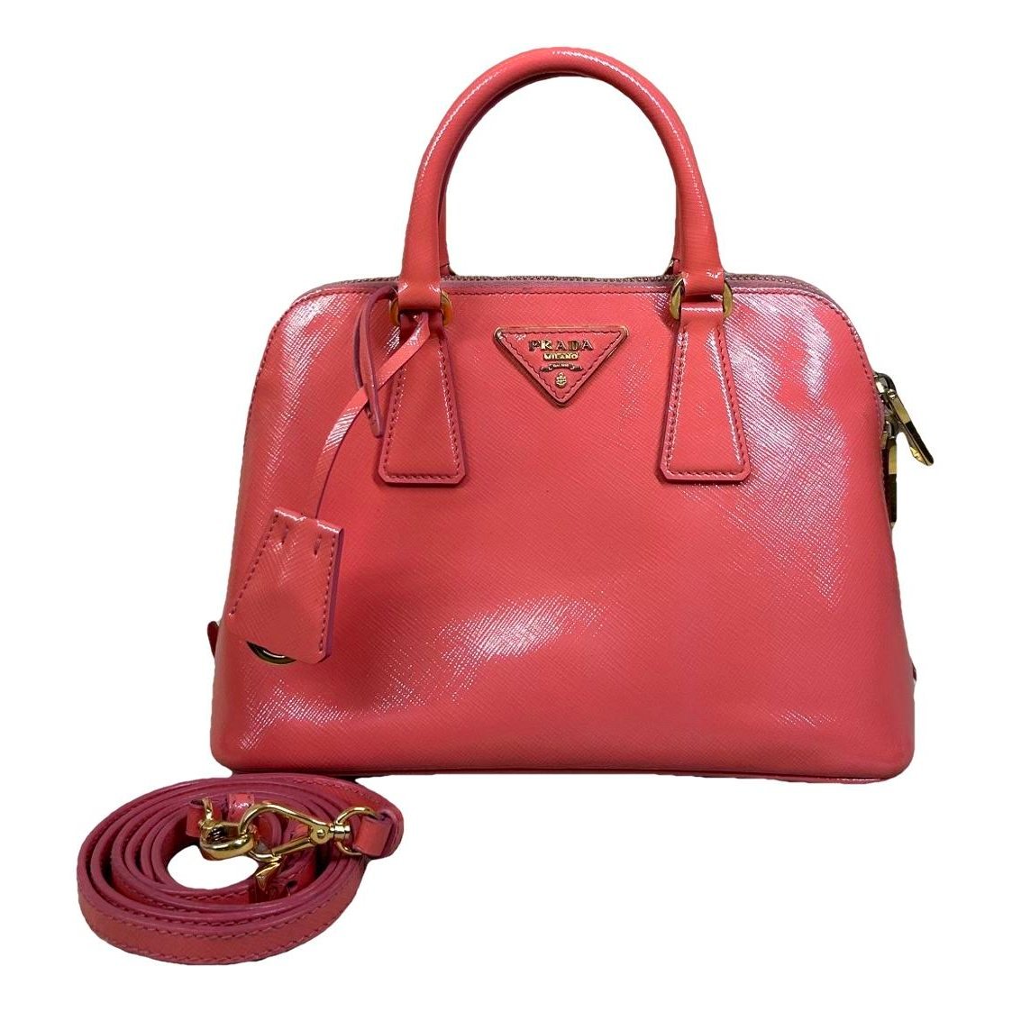 Promenade leather handbag