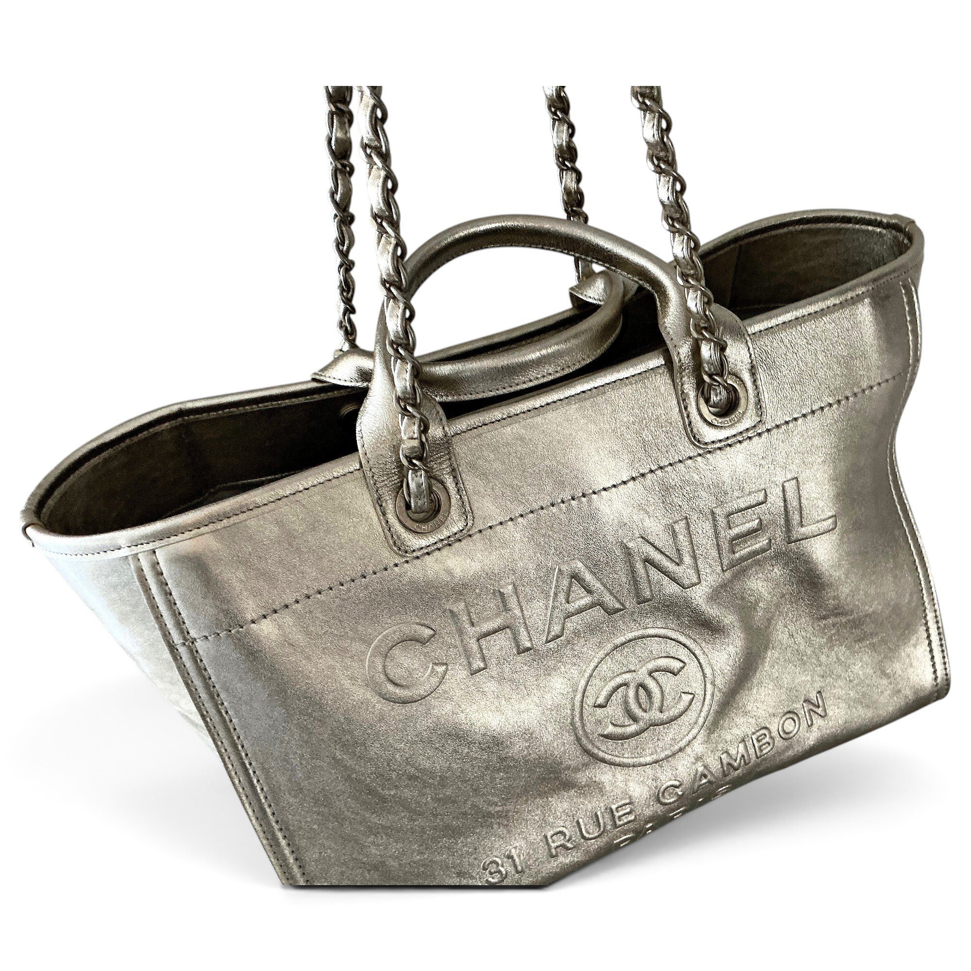 Deauville leather tote