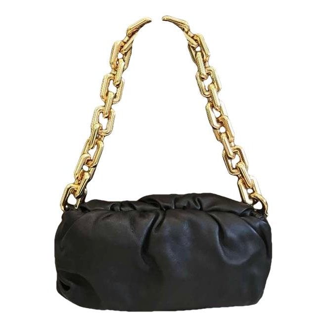 Chain Pouch leather handbag
