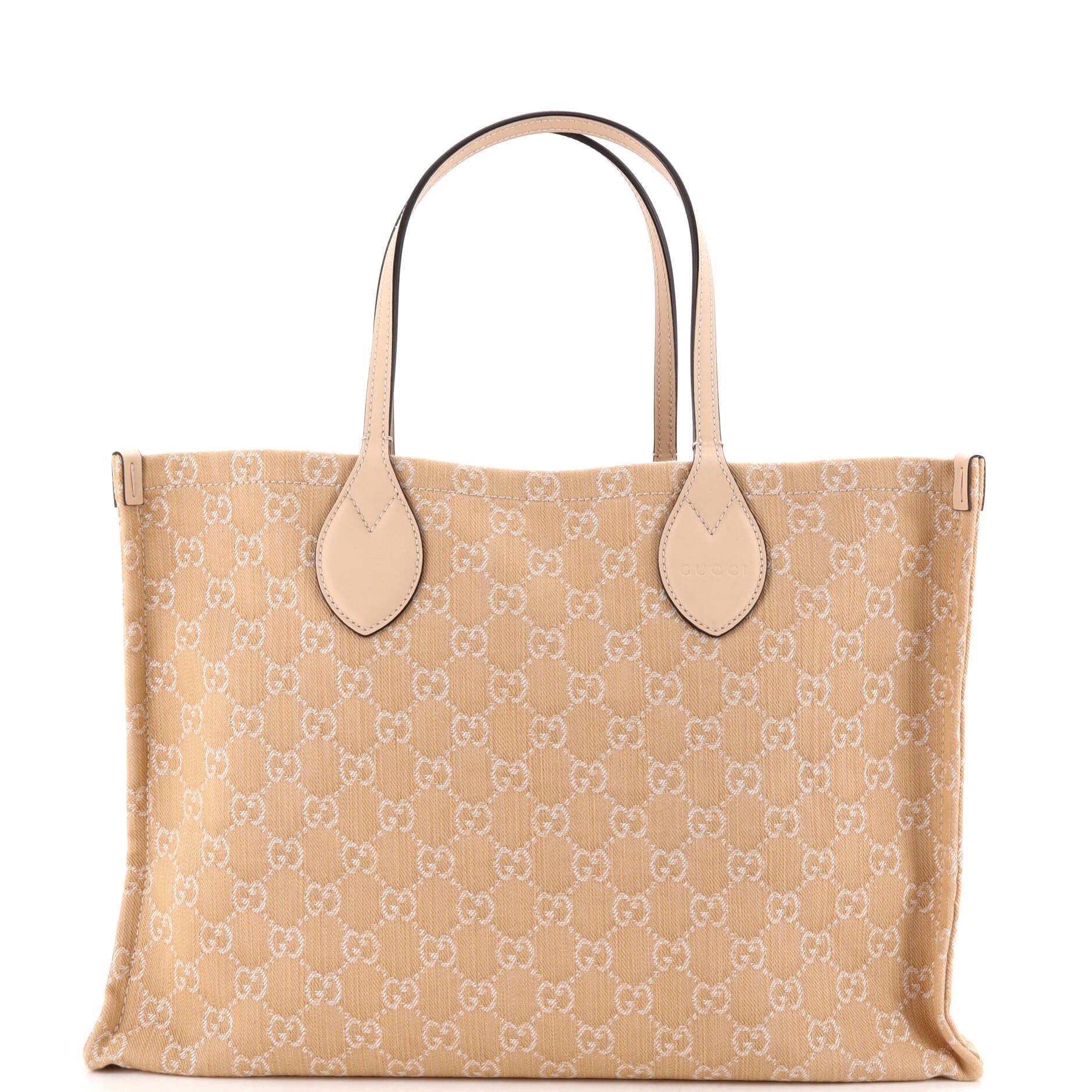 Ophidia Shopper Tote GG Denim Large