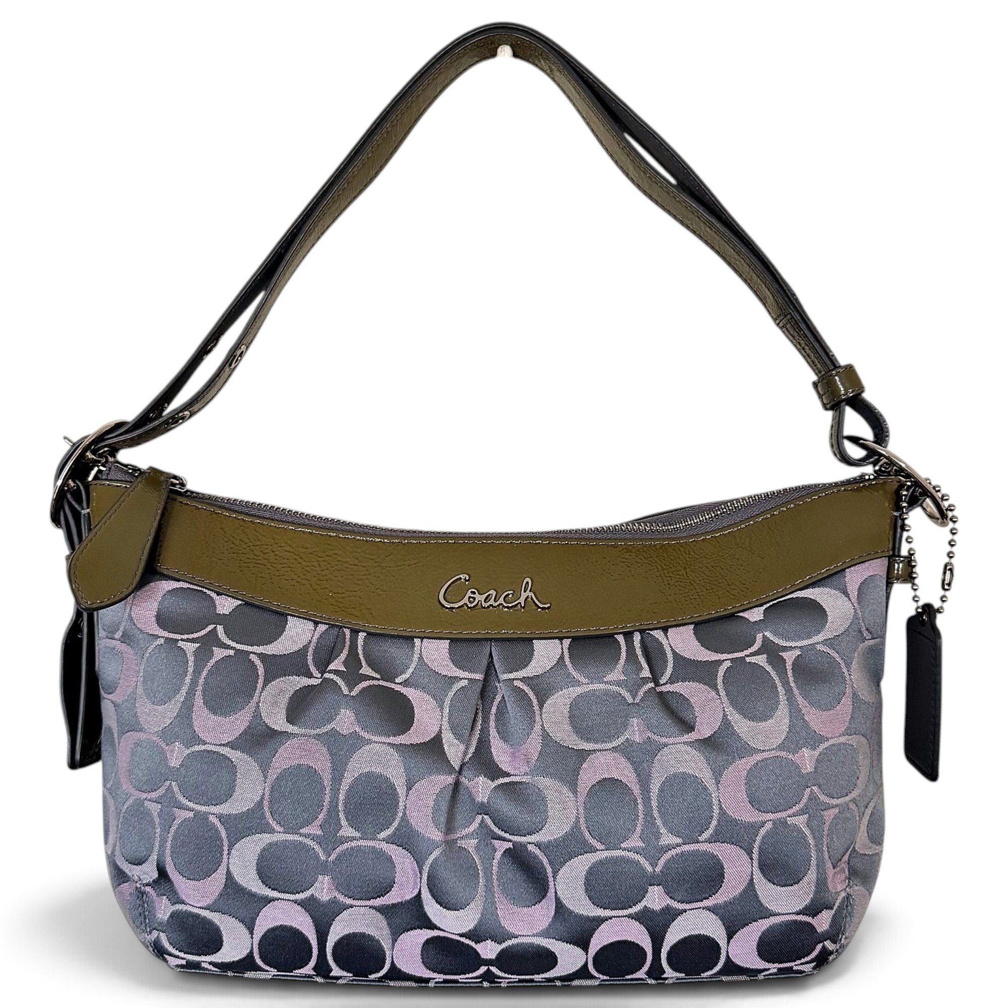 Signature Sufflette patent leather handbag