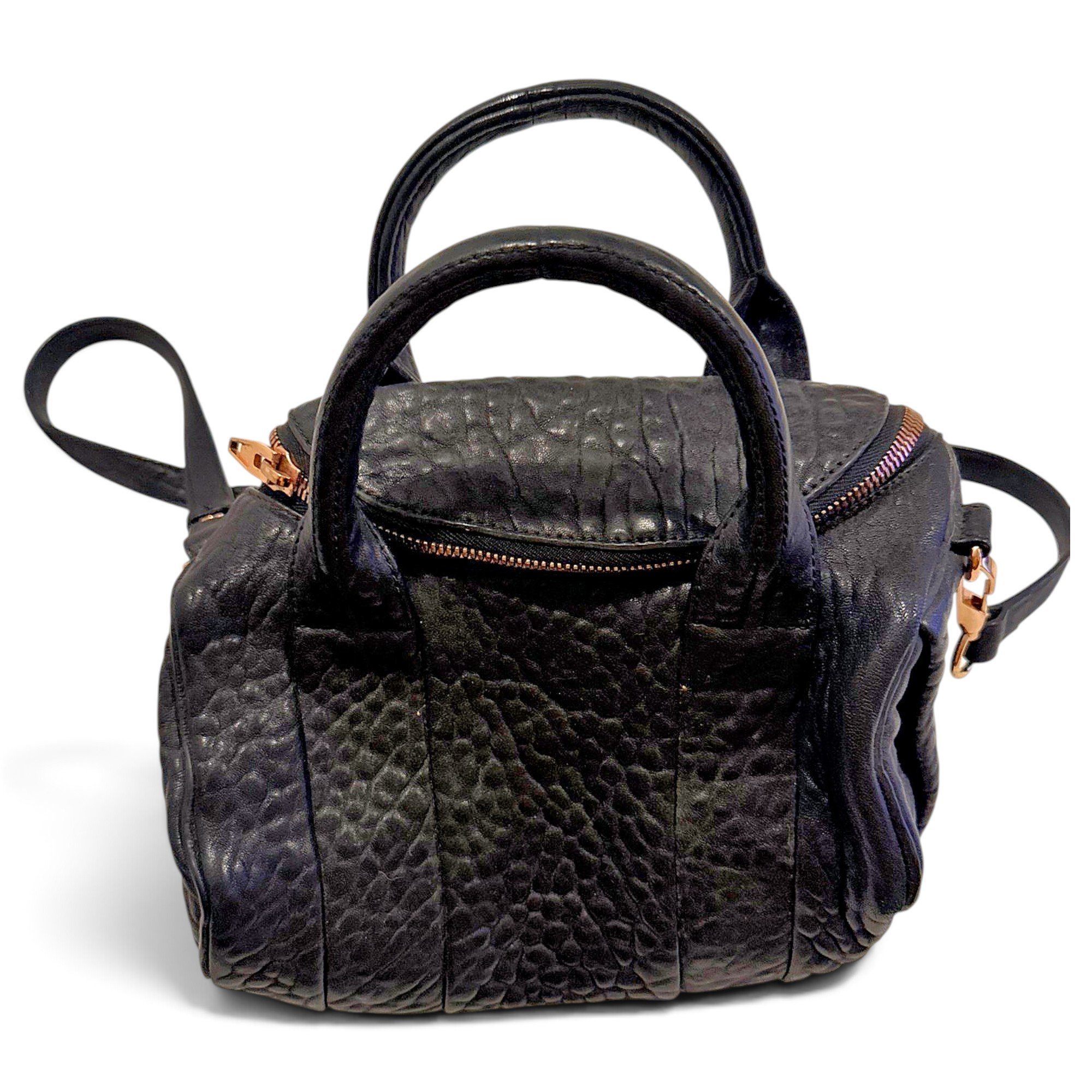 Rockie leather satchel
