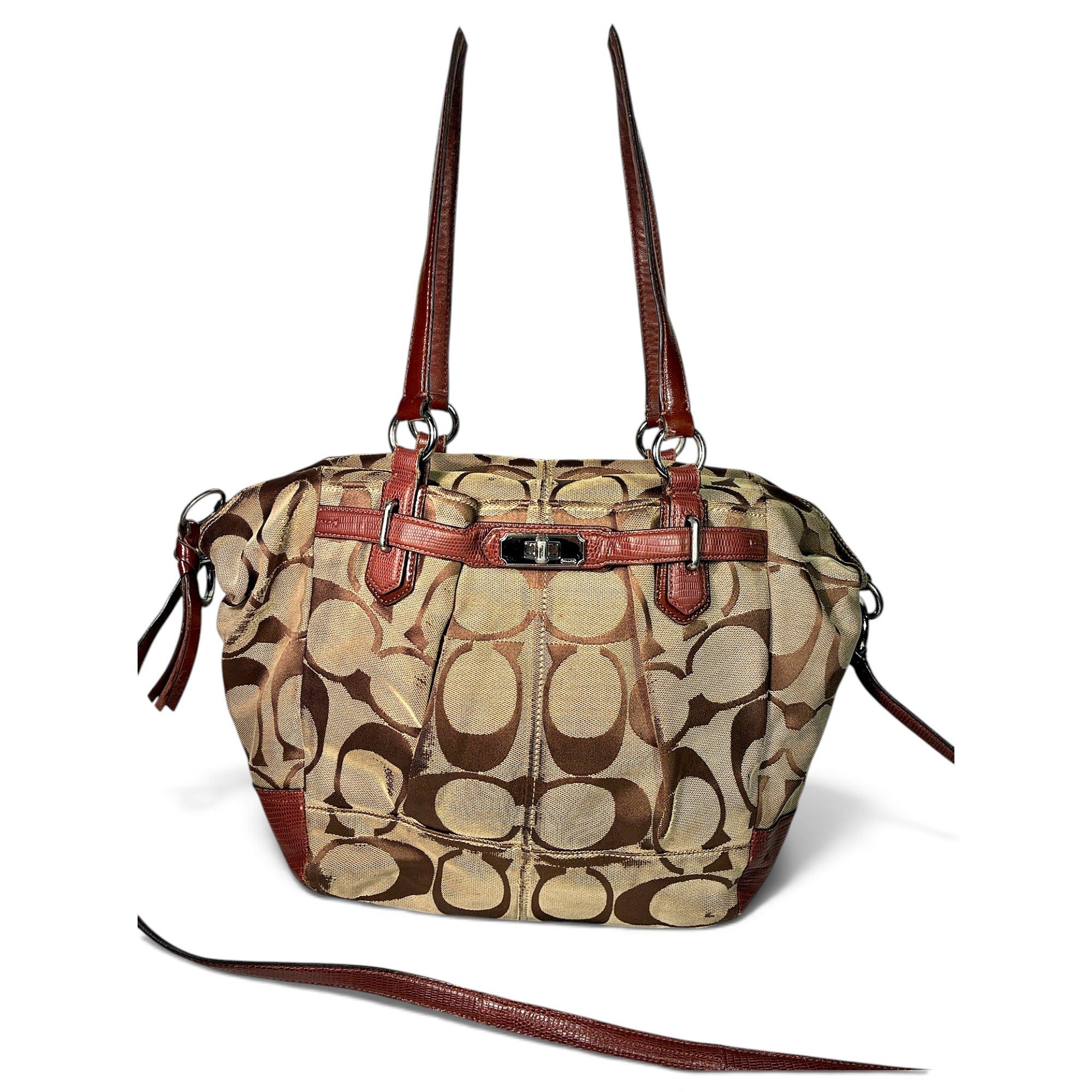Signature Sufflette cloth crossbody bag