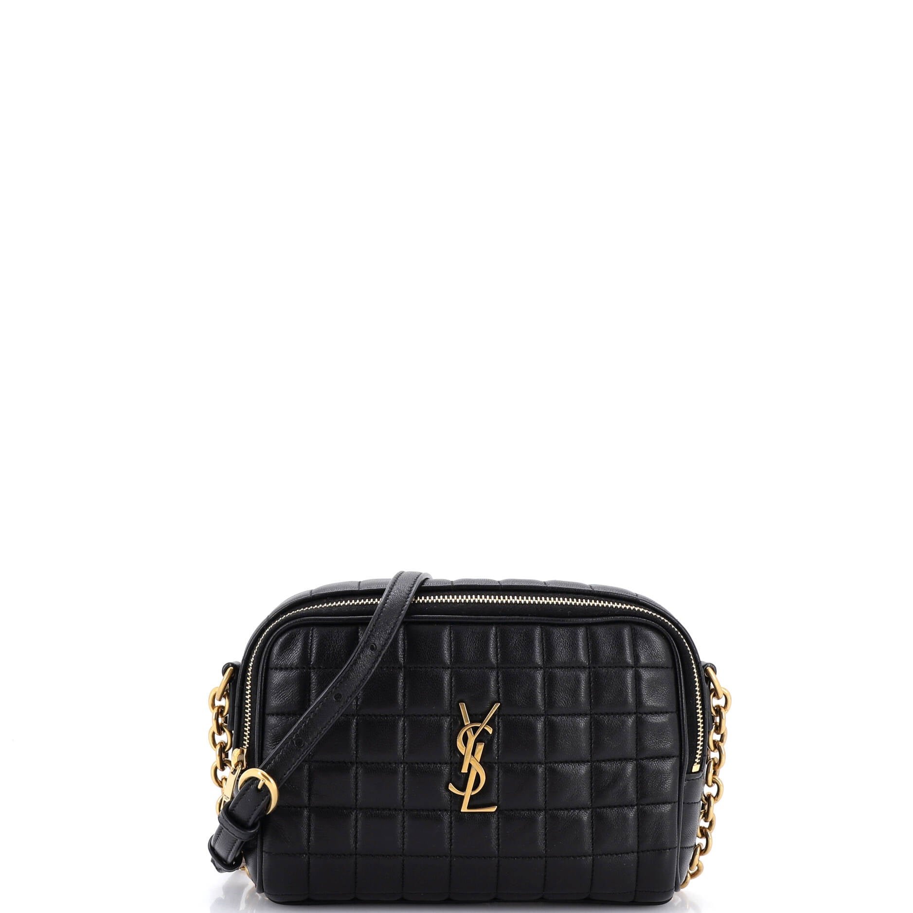 Cassandre Chain Camera Bag Quilted Leather Mini