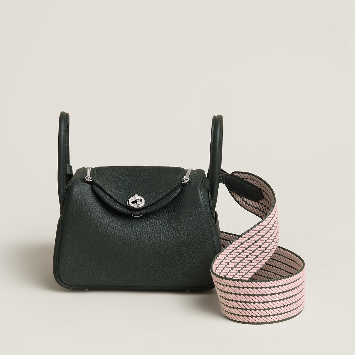 Hermès Lindy Mini in Vert Foncé