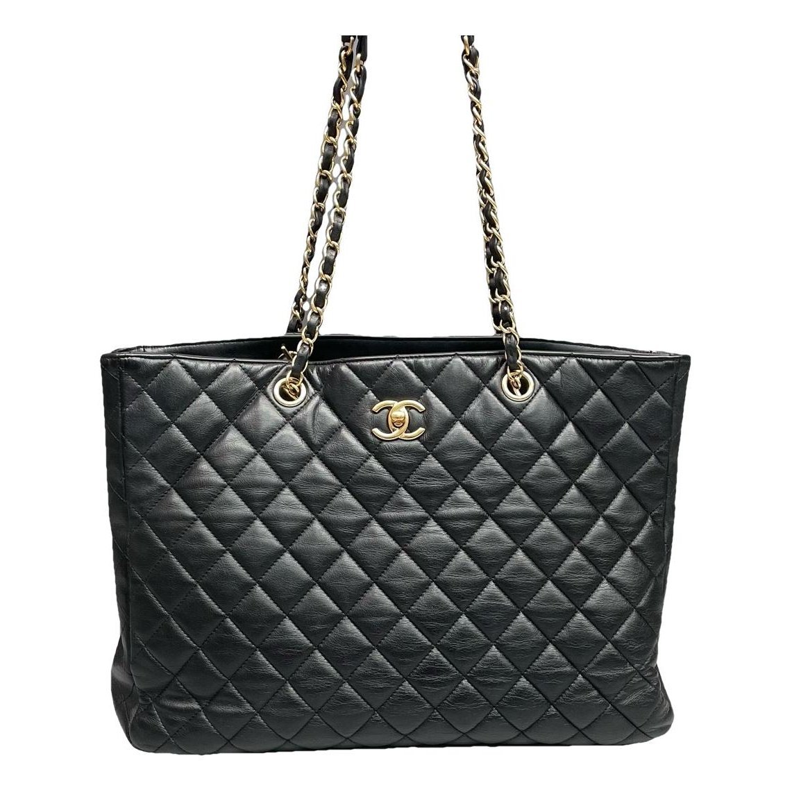 Leather tote