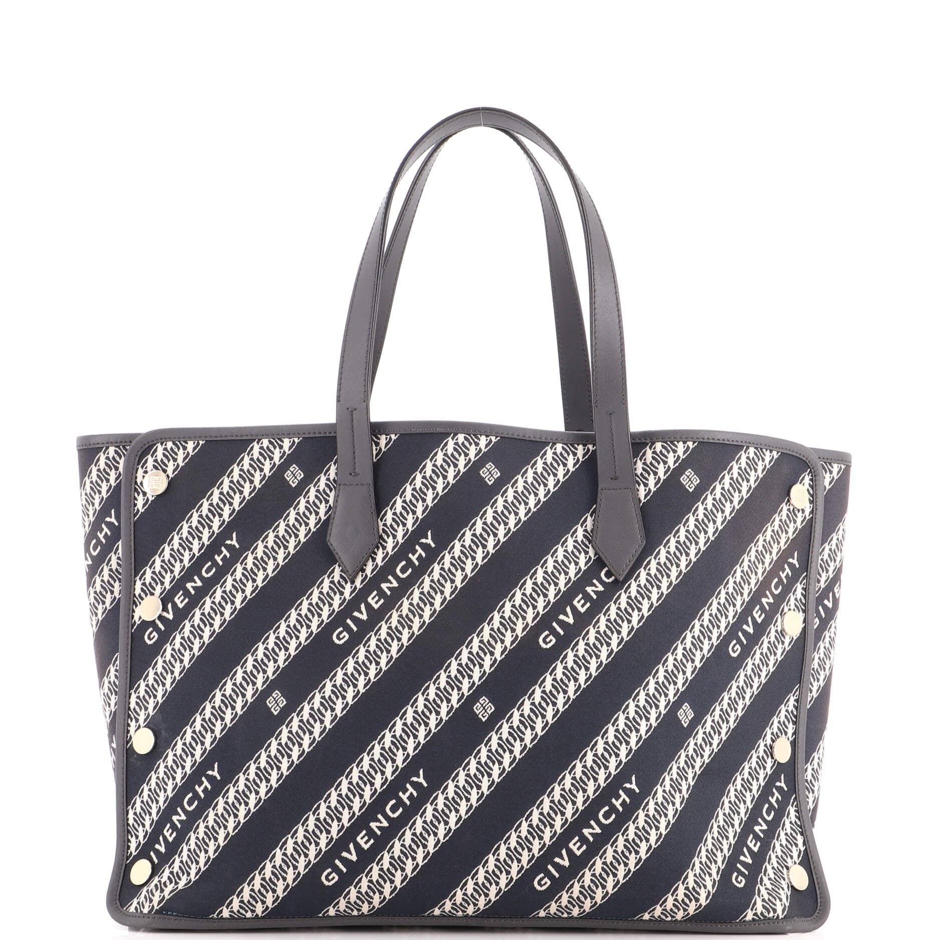 Bond Shopper Tote Logo Jacquard Canvas Medium