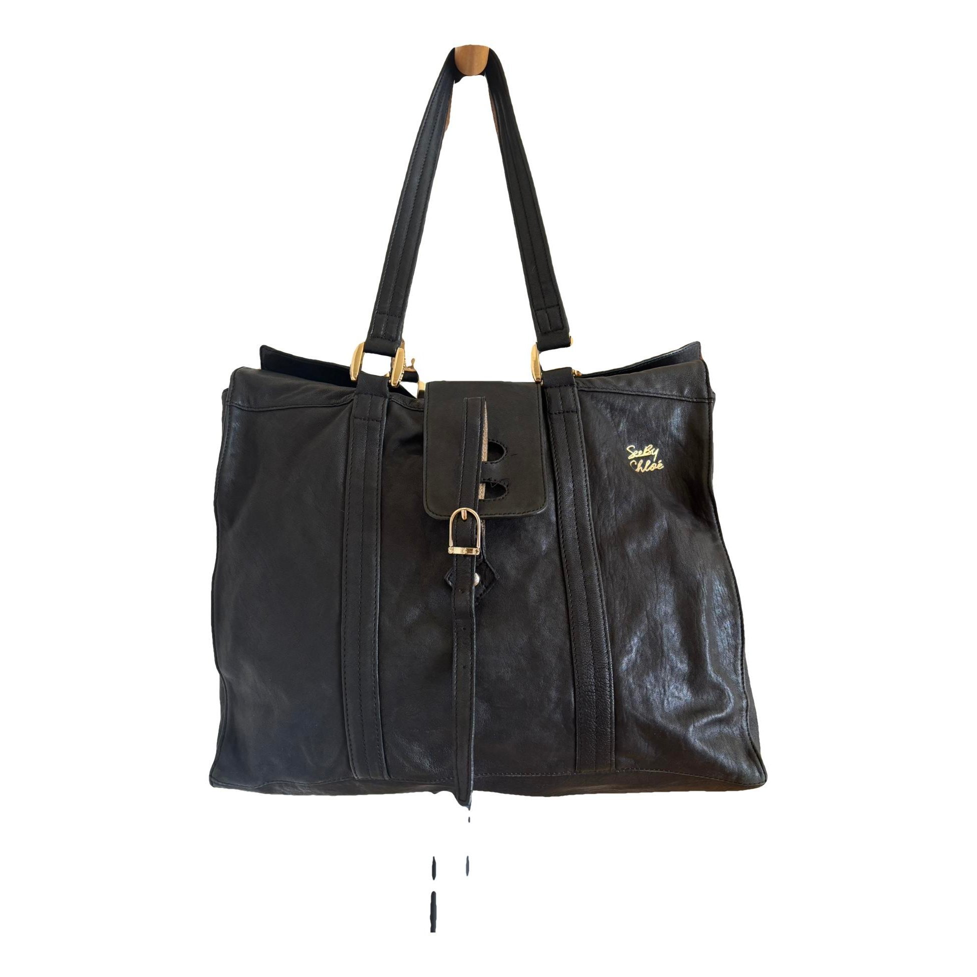 Leather handbag