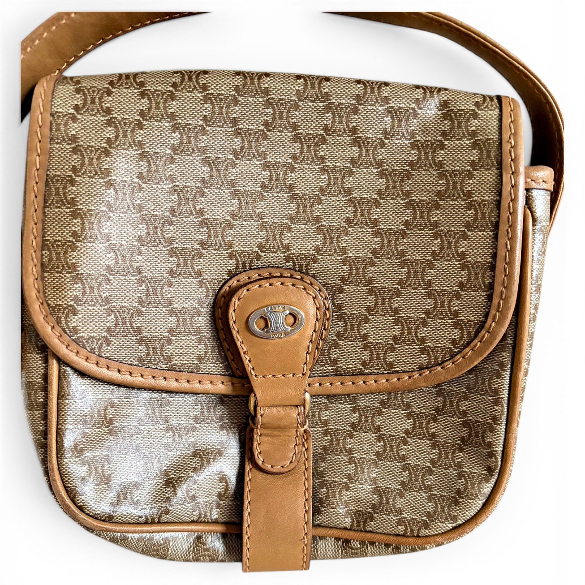 Leather crossbody bag