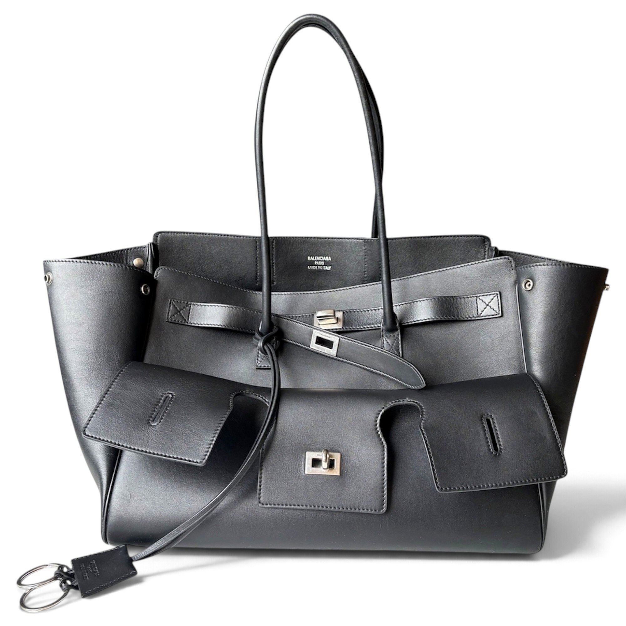 Balenciaga Carry All Bel Air leather tote
