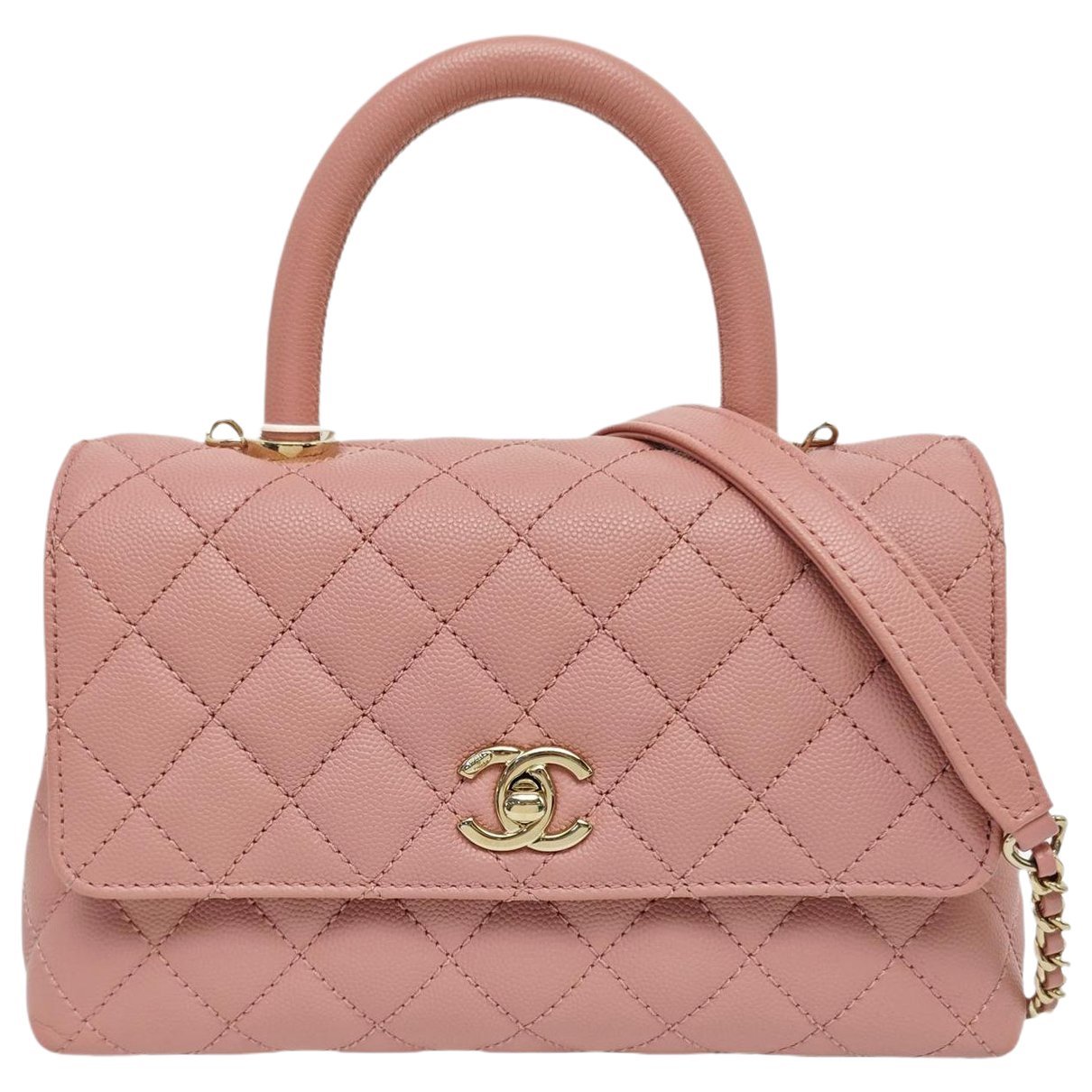 Coco Handle leather handbag