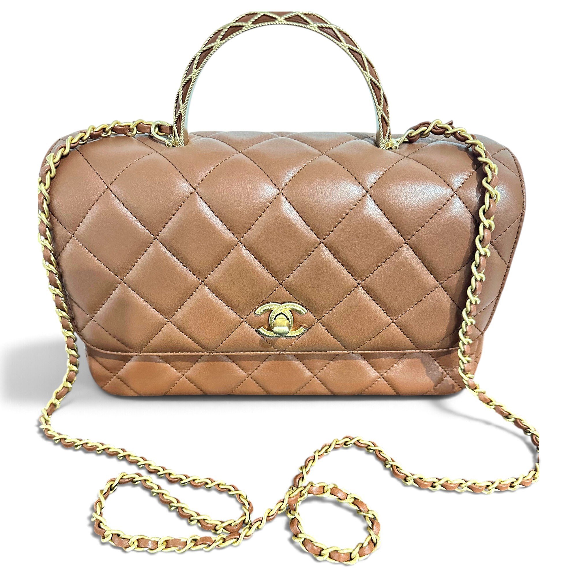 Timeless Classique Top Handle leather handbag