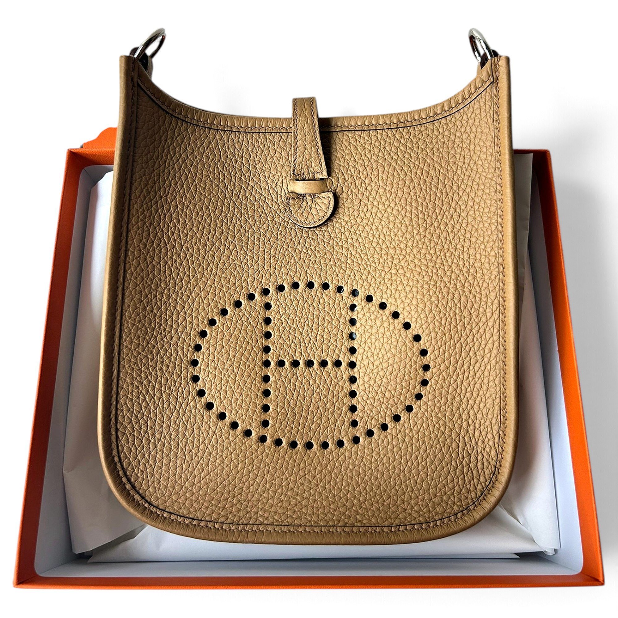 Evelyne leather crossbody bag