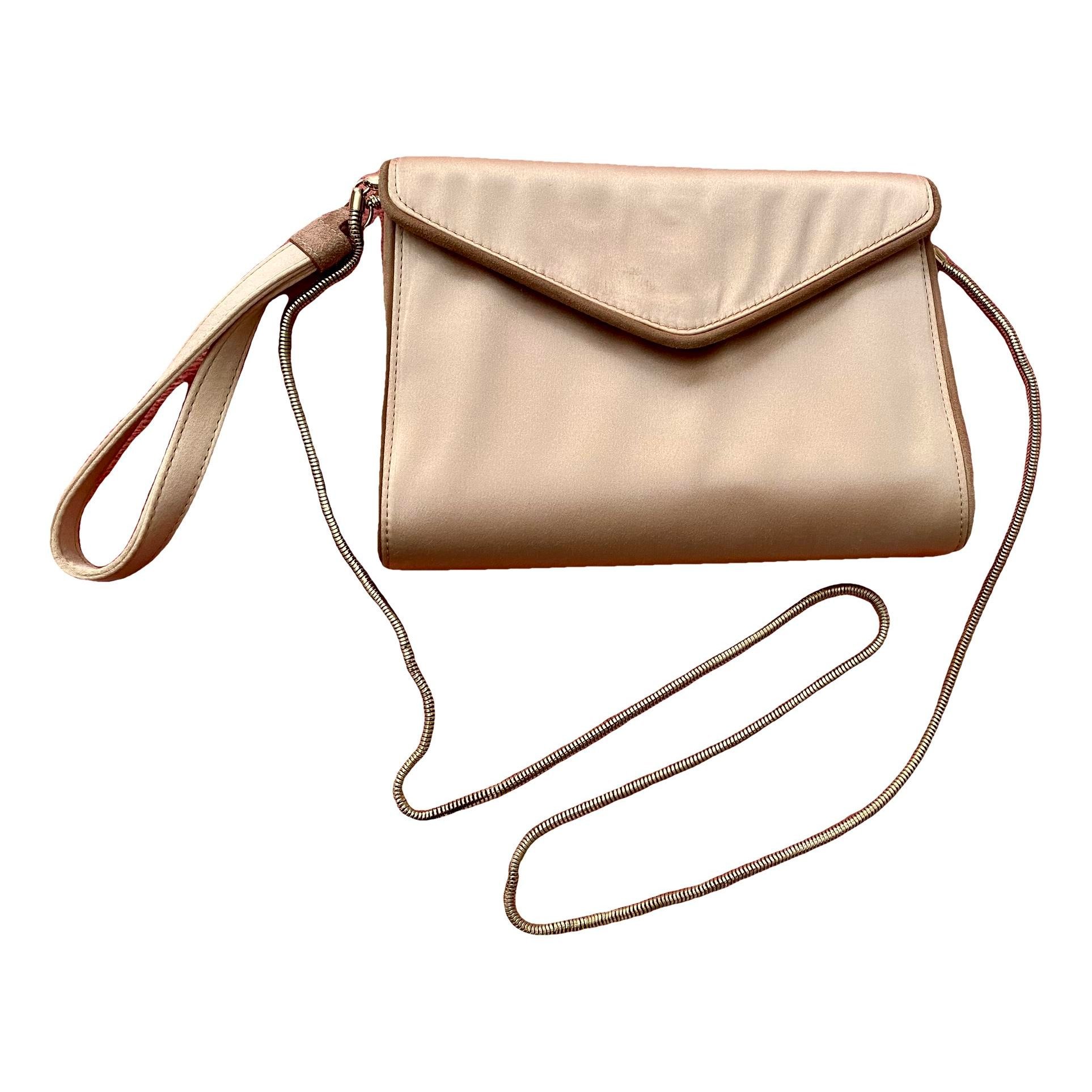 Max Mara Max Mara Atelier leather clutch bag