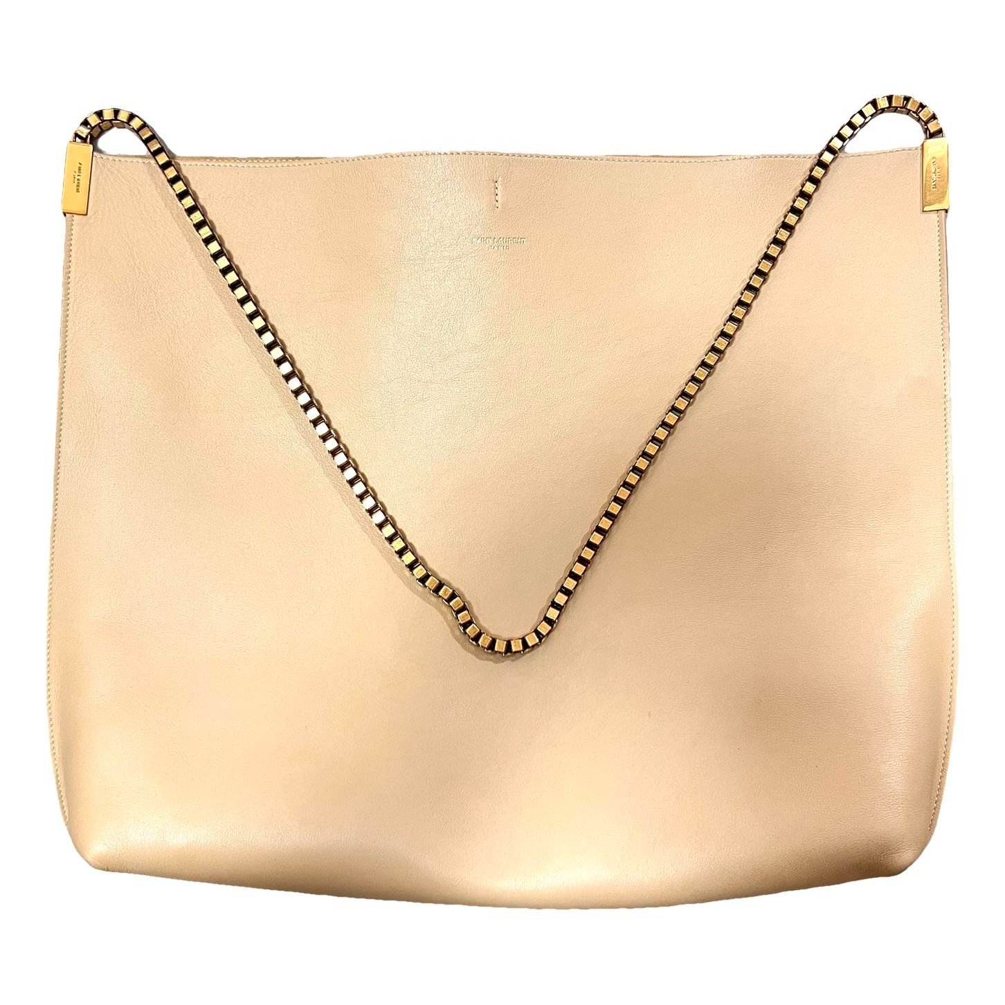 Leather tote