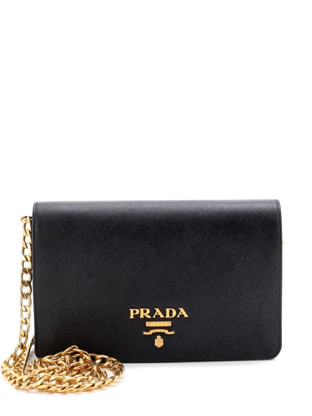 Chain Wallet Saffiano Leather crossbody bag