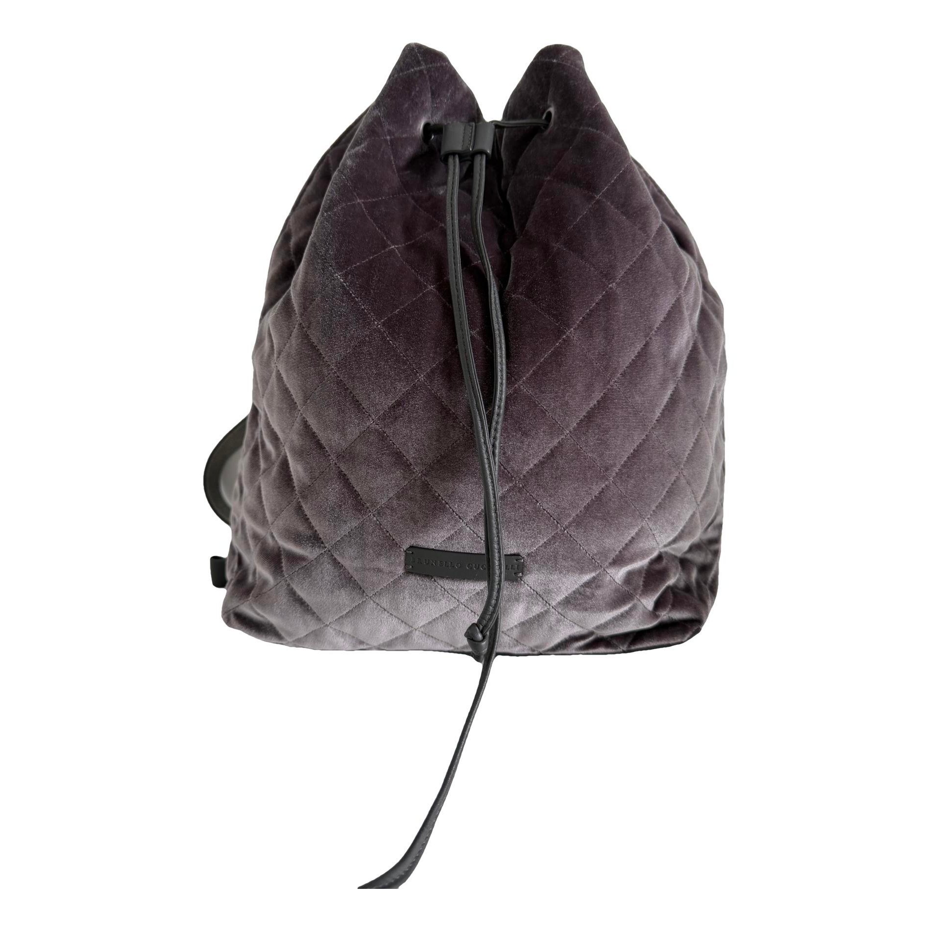Brunello Cucinelli Velvet backpack
