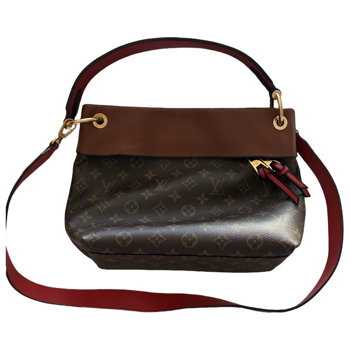 Flower Hobo leather handbag
