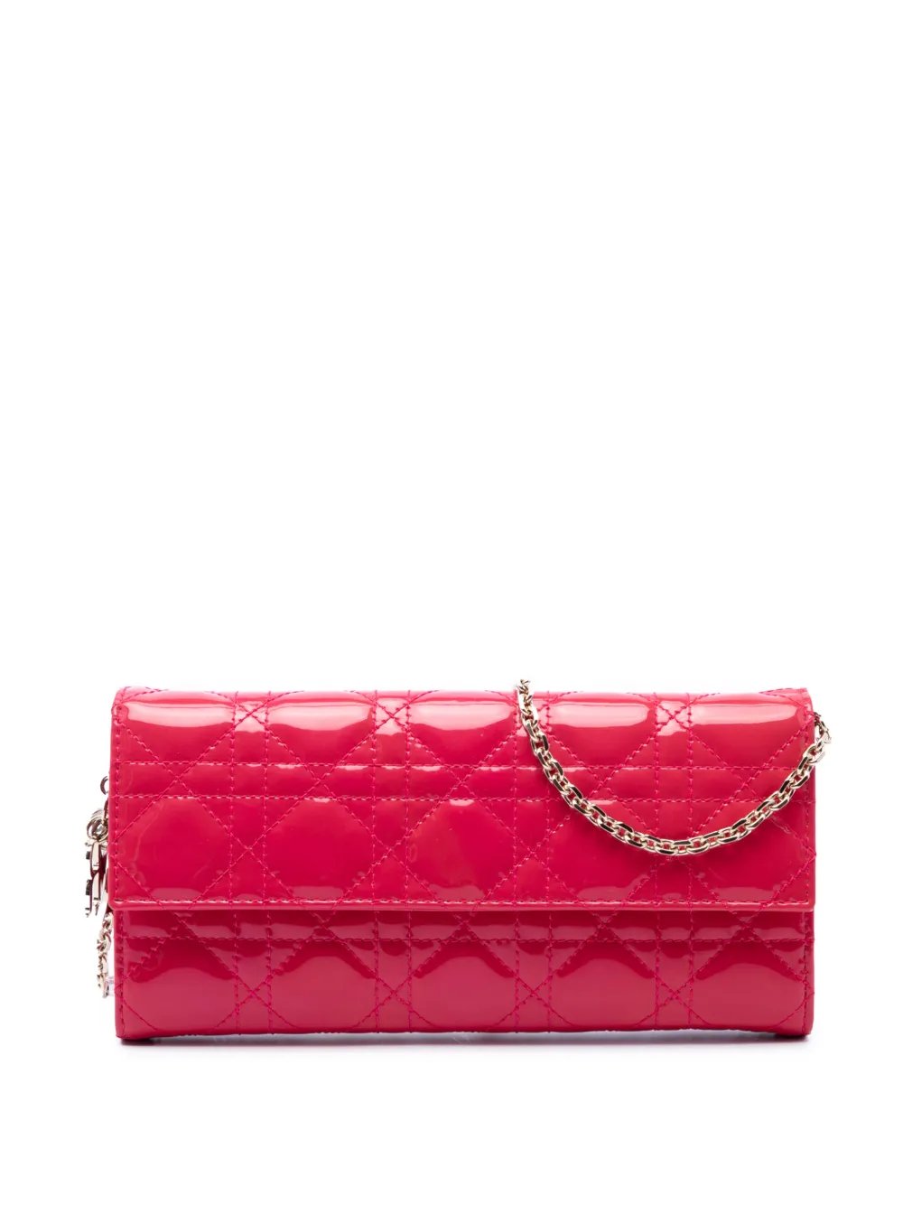 2014 Patent Cannage Lady Dior Wallet On Chain crossbody bag