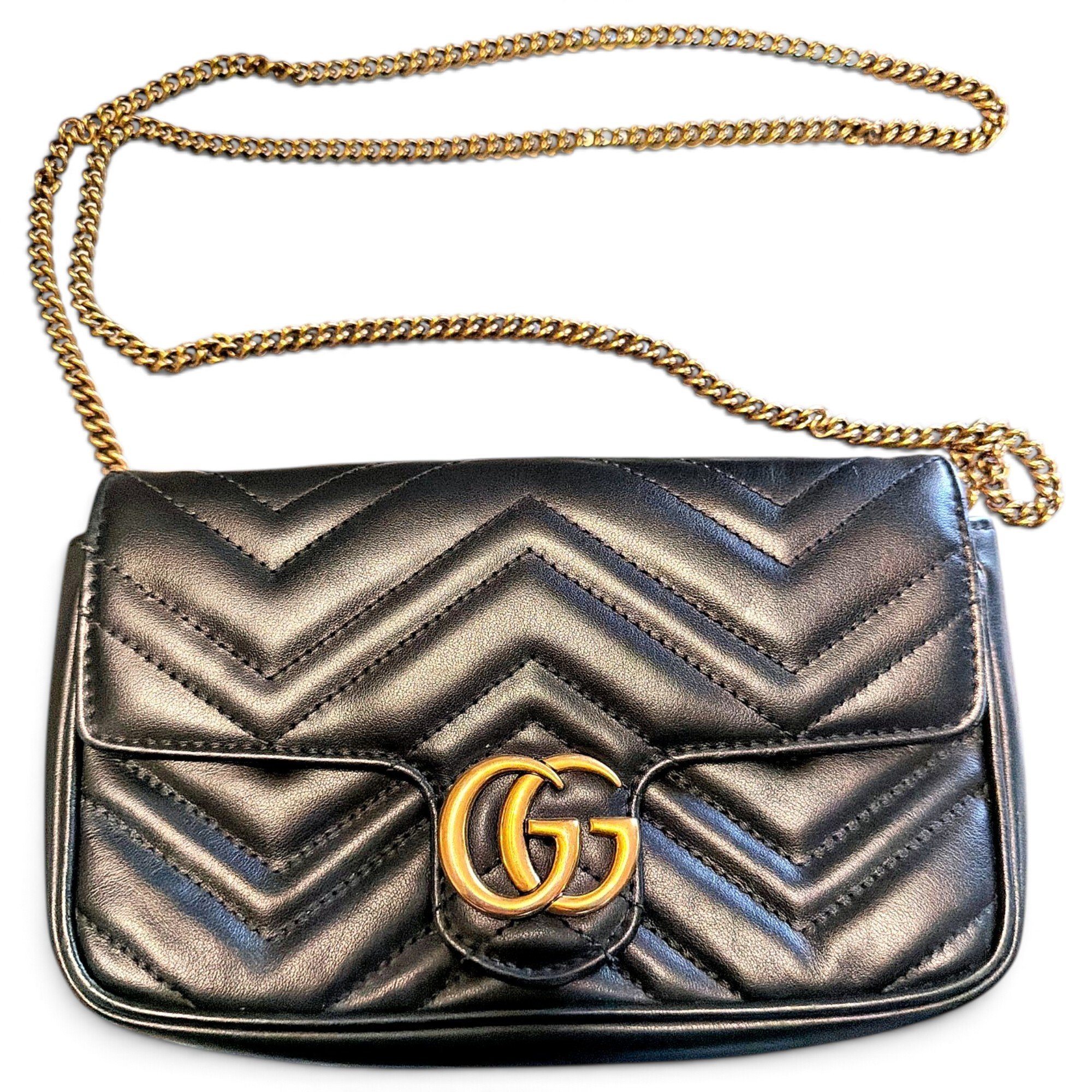 GG Marmont Flap leather handbag