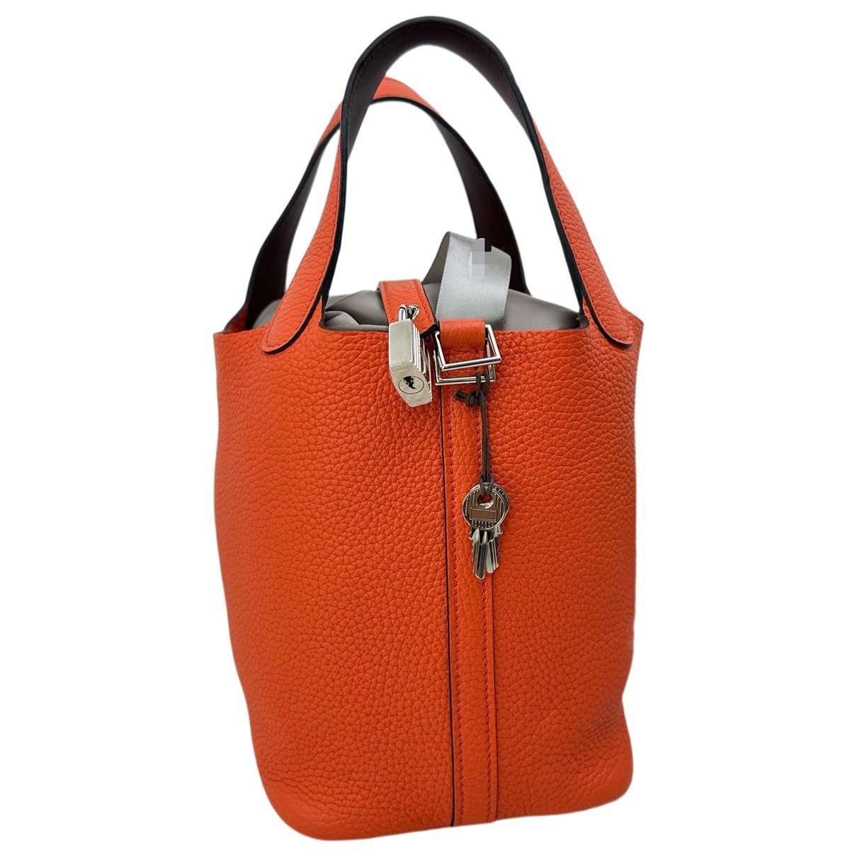 Picotin leather handbag