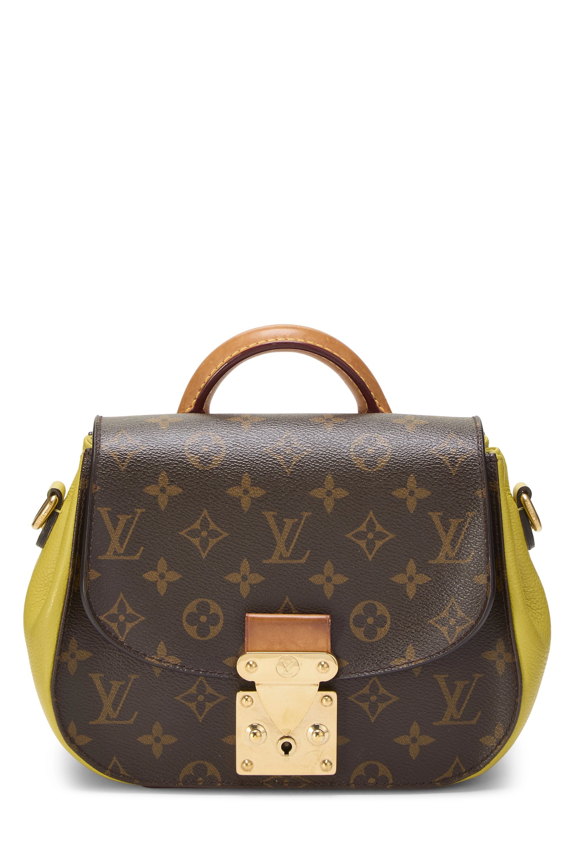 Yellow Monogram Canvas Eden PM