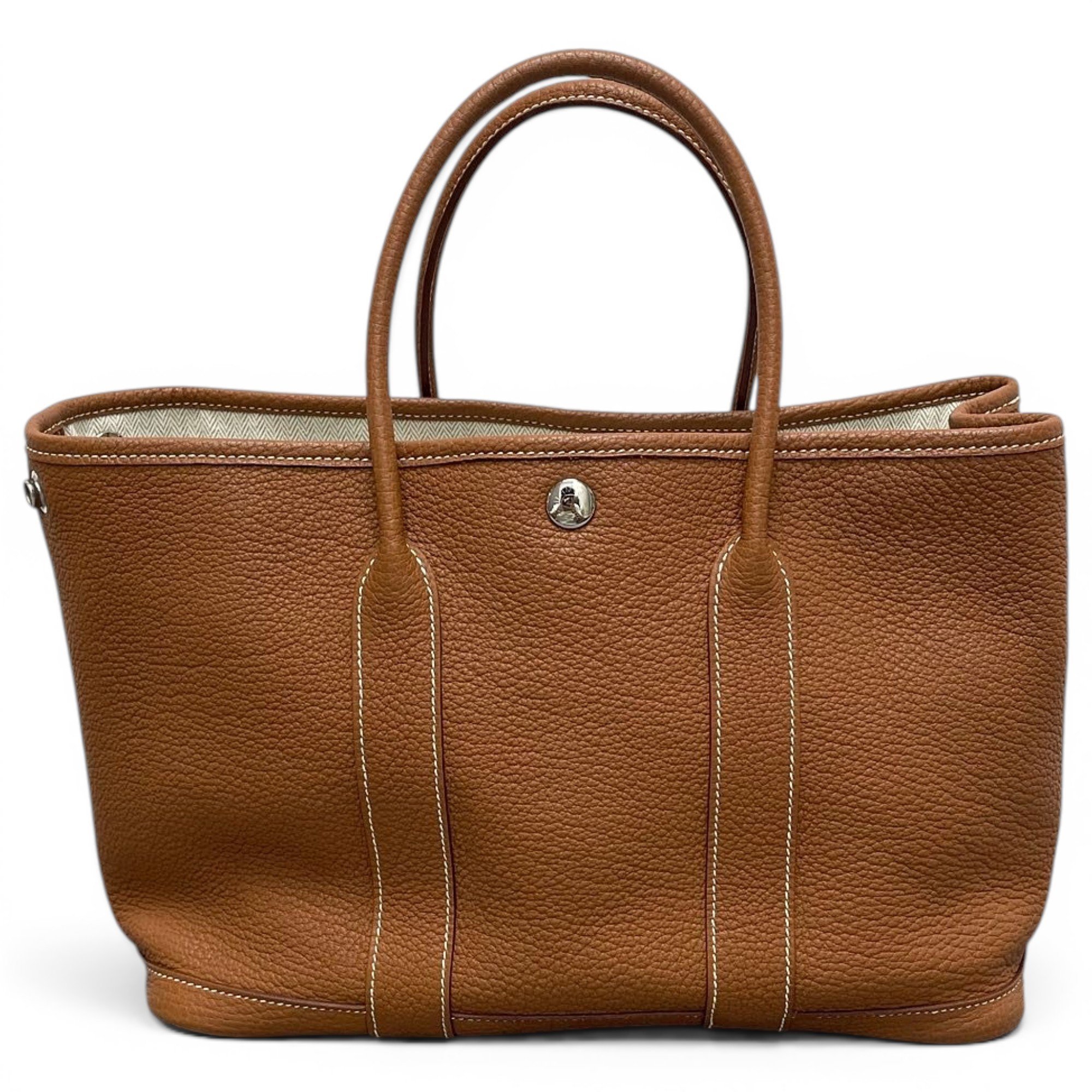 Garden Party leather handbag