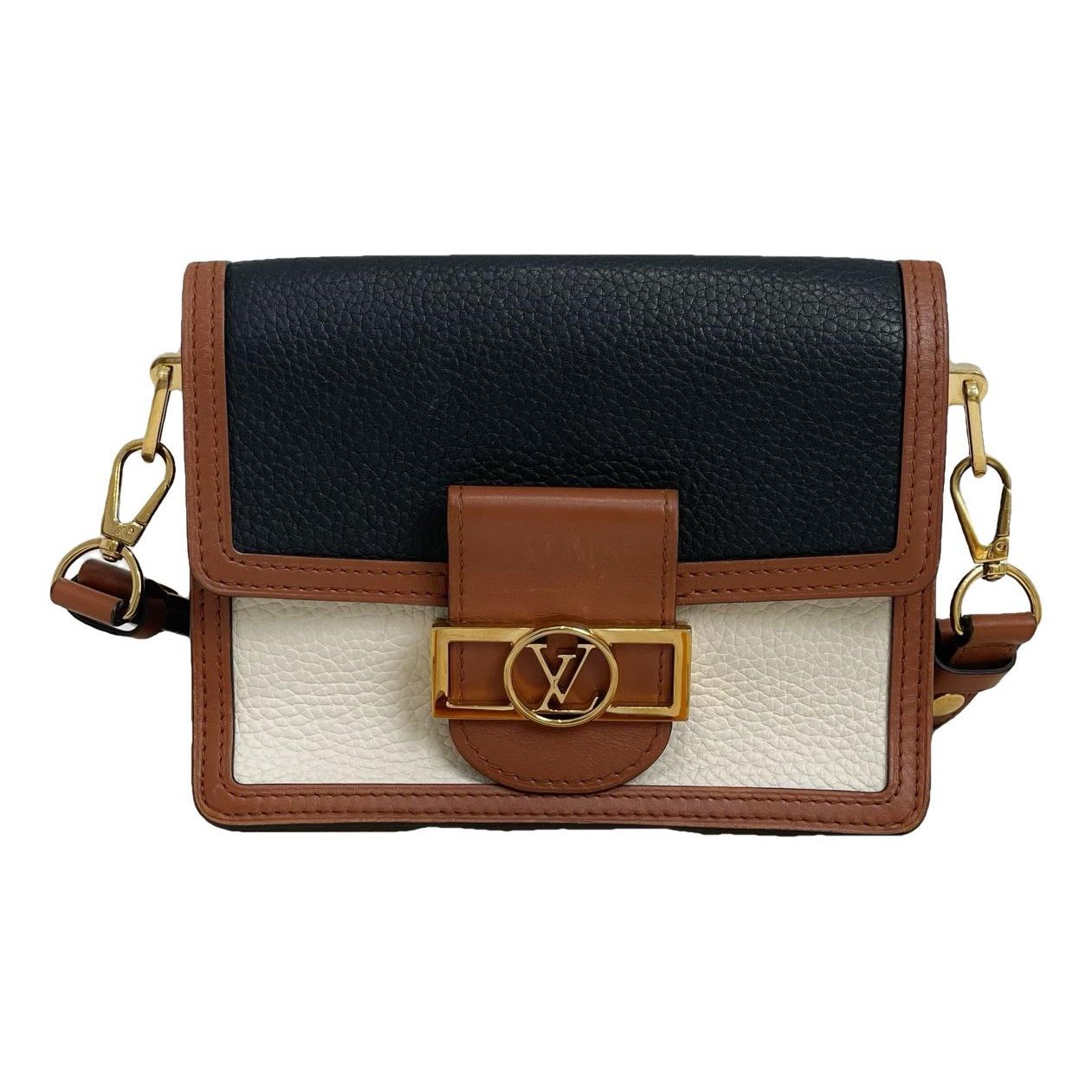 Dauphine leather handbag