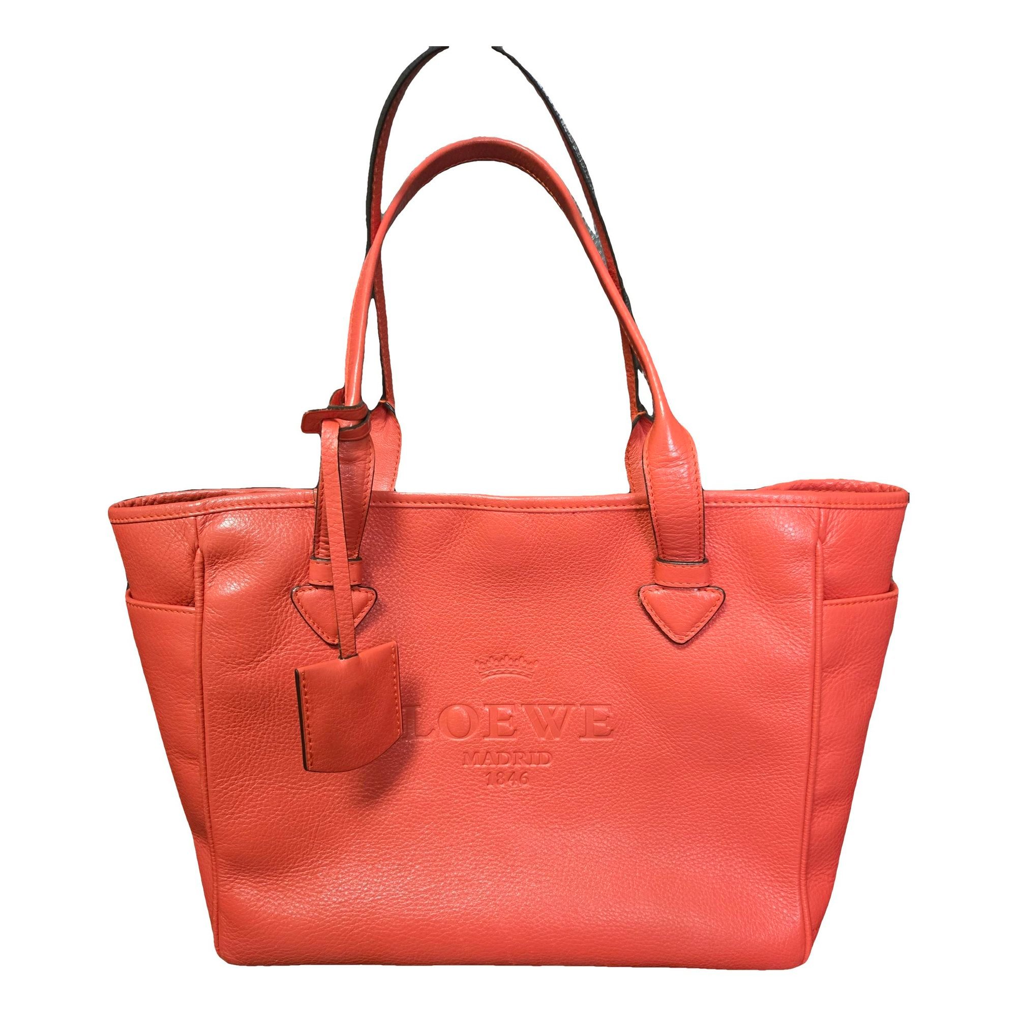 T Shopper leather tote