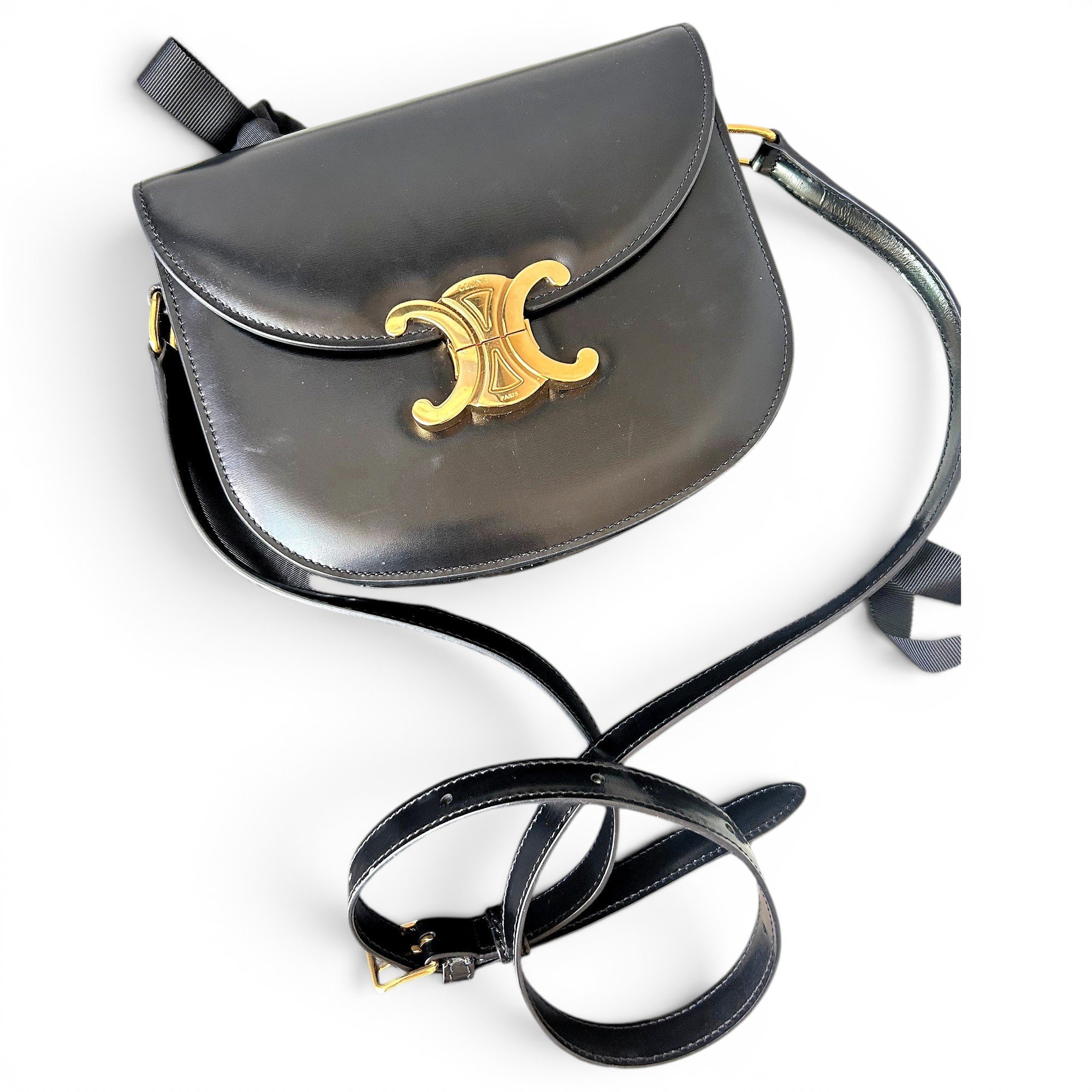 Leather crossbody bag