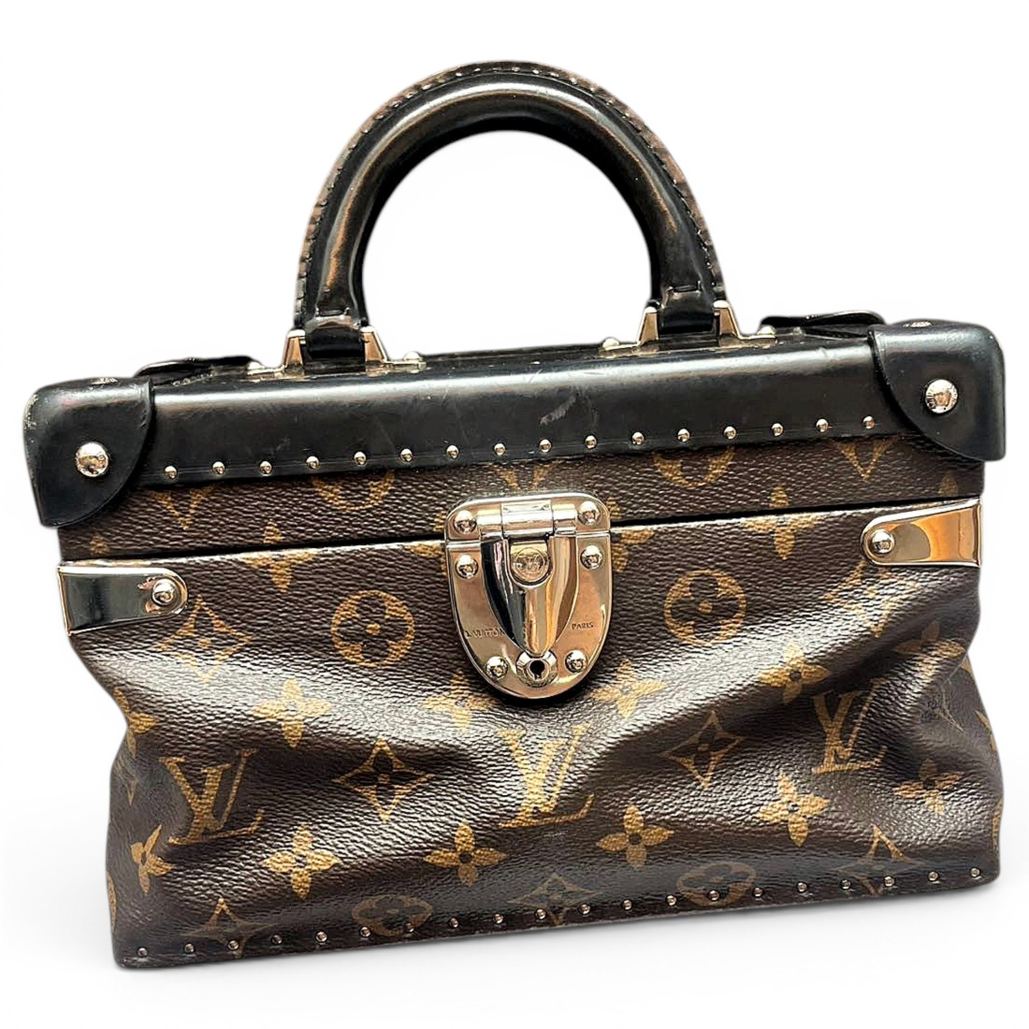 City Trunk leather handbag