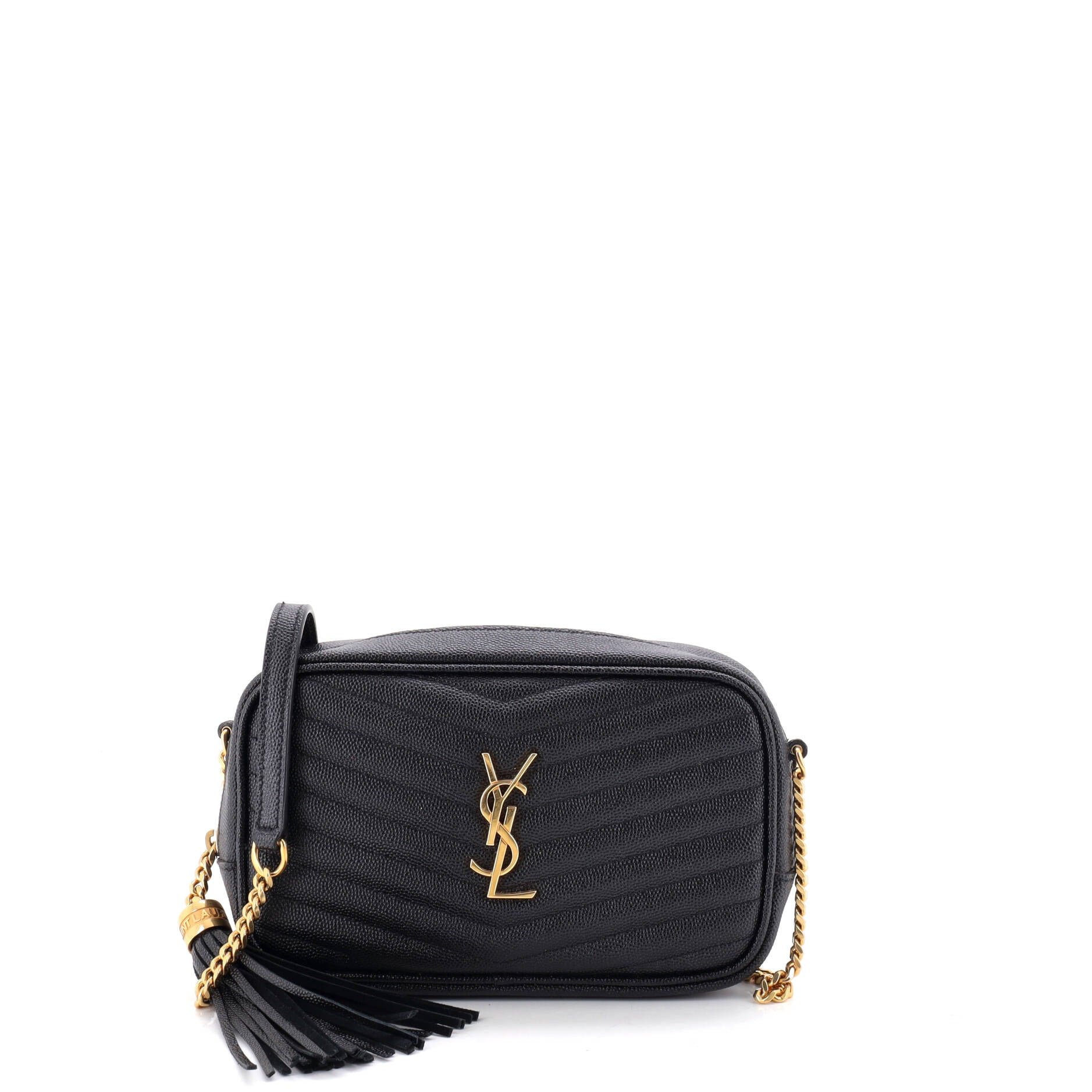 Lou Camera Bag Matelasse Chevron Leather Mini