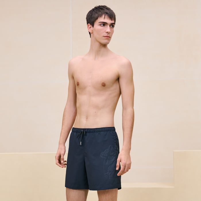 Marine "Metallerie Au Carre" Swim Trunks