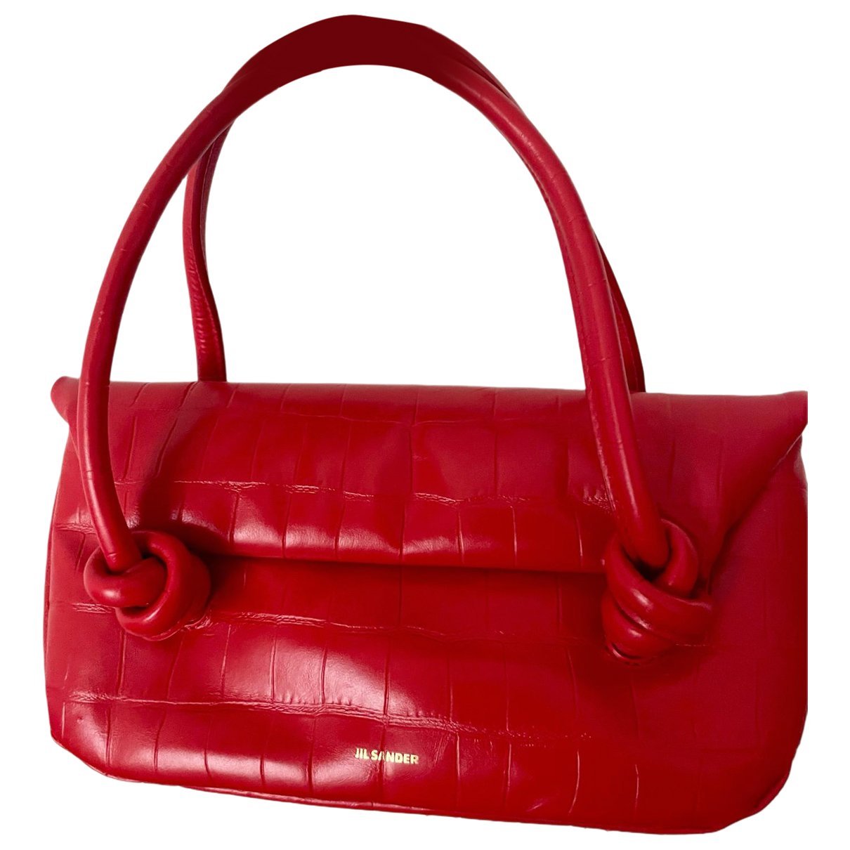 Tangle leather handbag