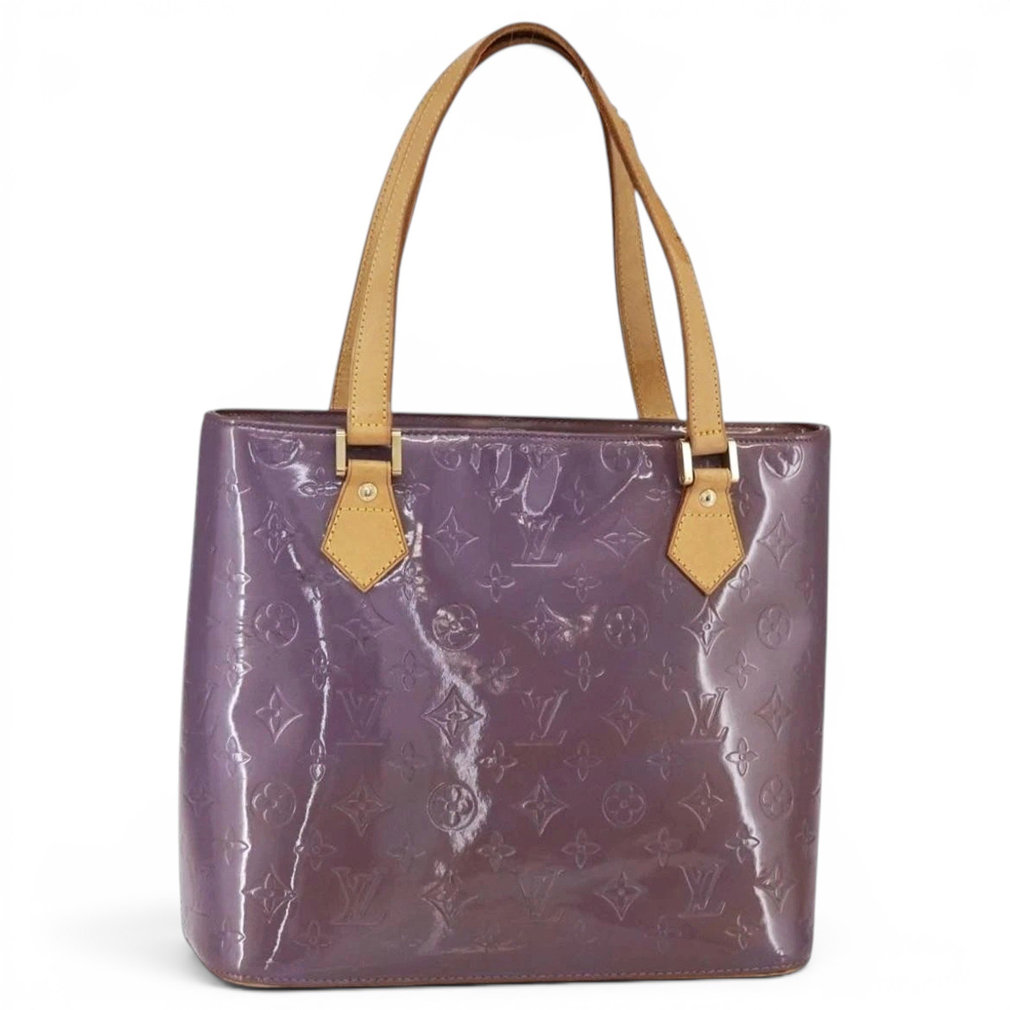 Houston patent leather handbag