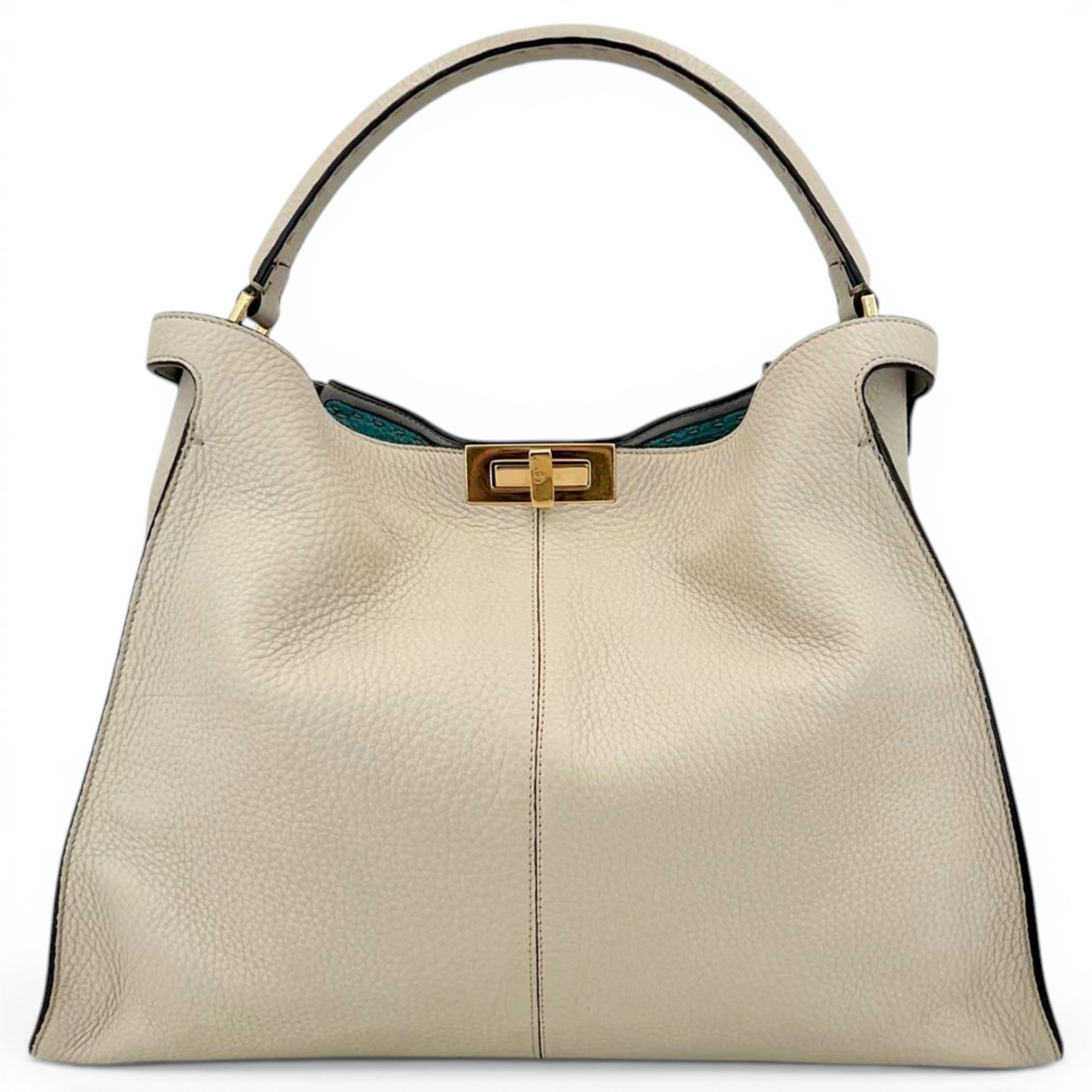 Fendi Peekaboo leather handbag