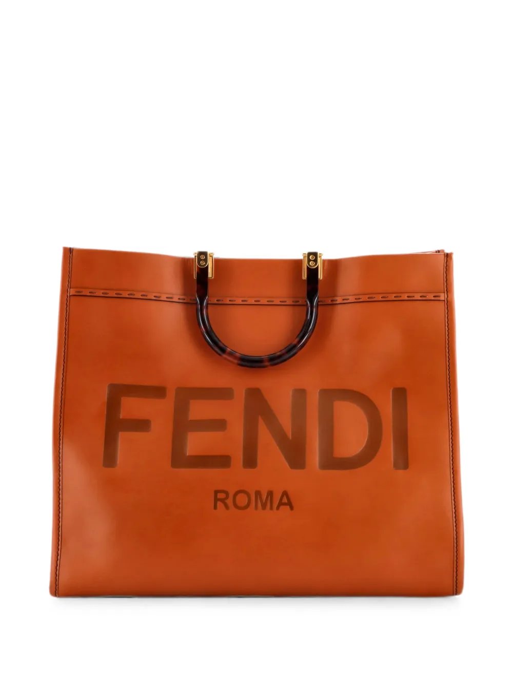 Sunshine Shopper Leather Large tote bag