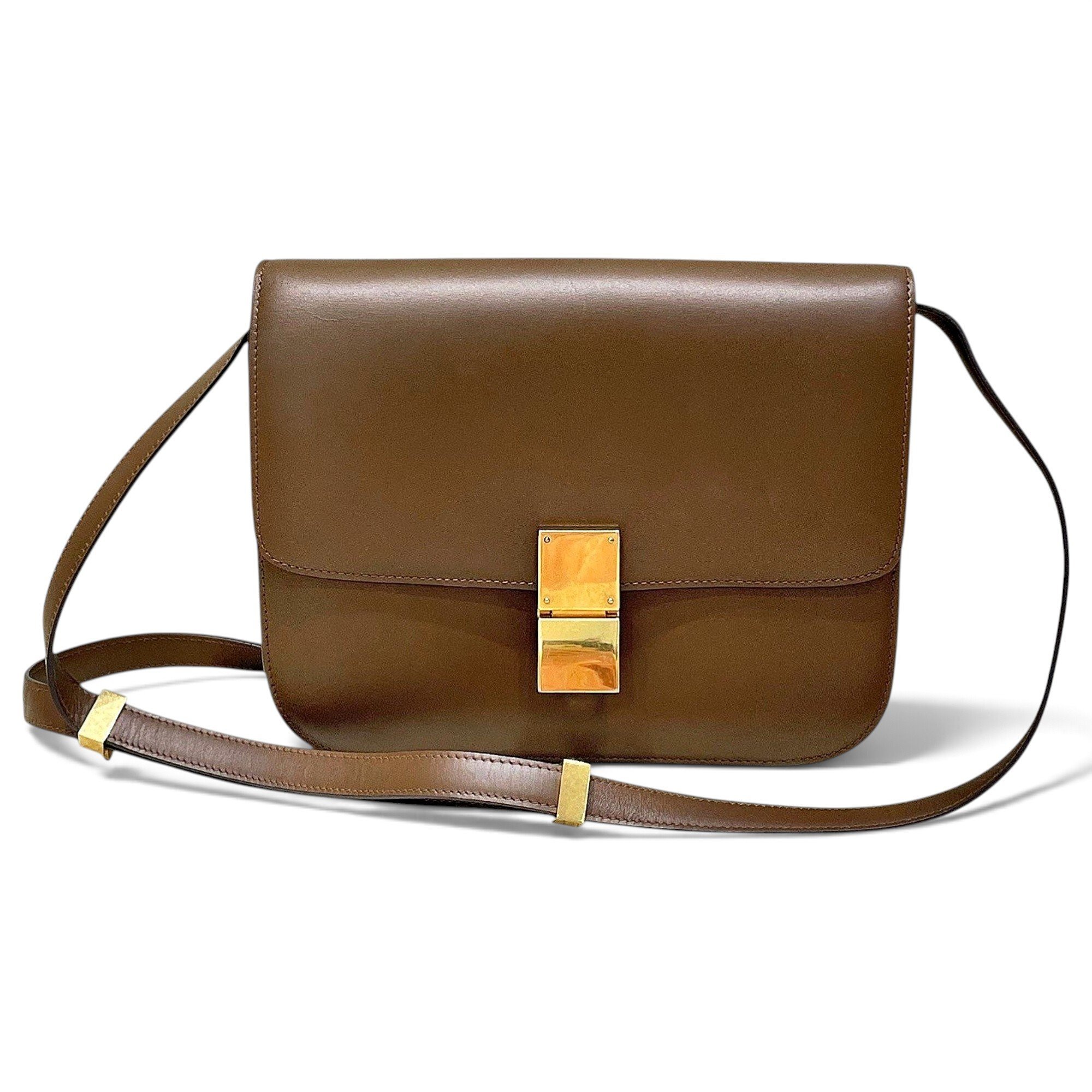 Classic leather handbag