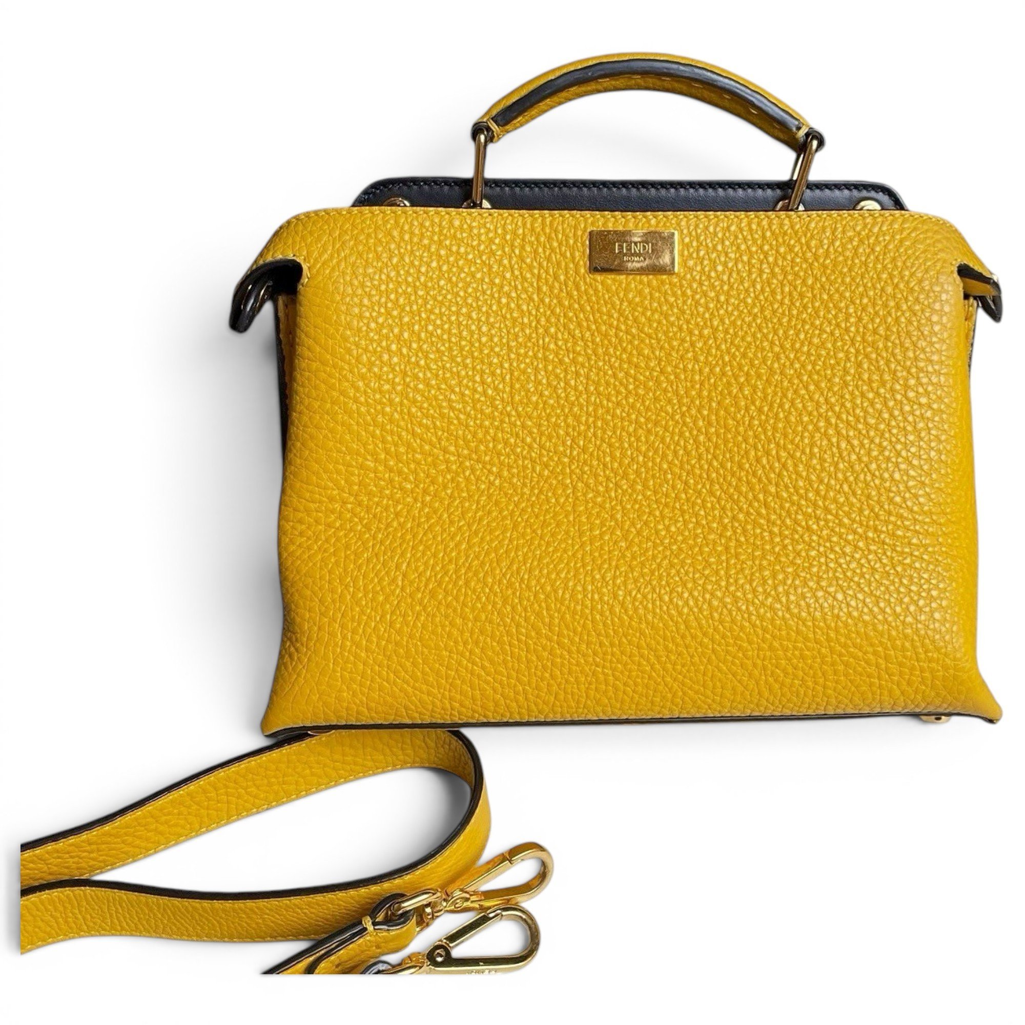 Peekaboo leather handbag