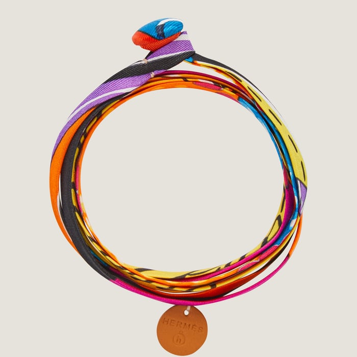 Random Silk Triple Tour Bracelet