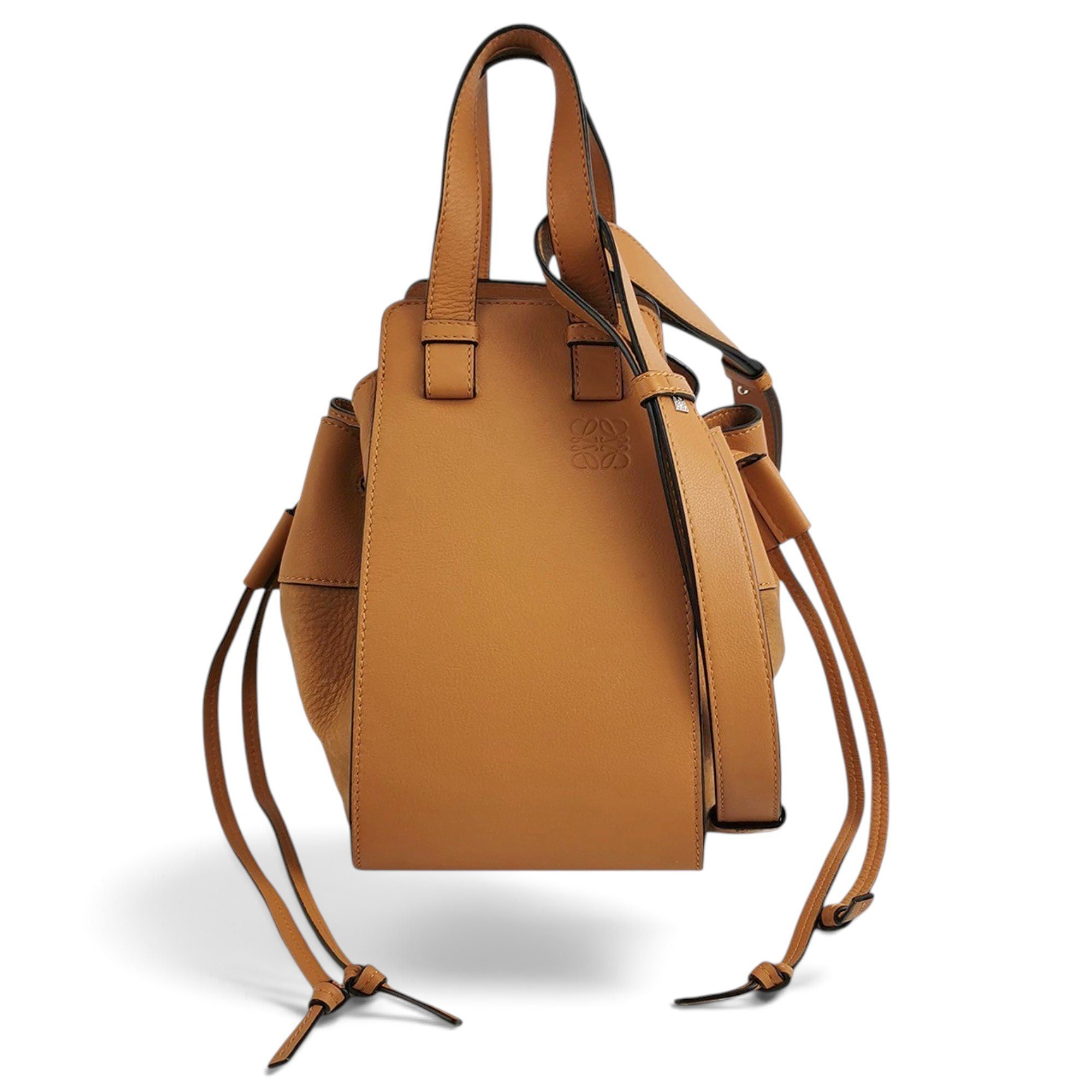 Hammock leather handbag