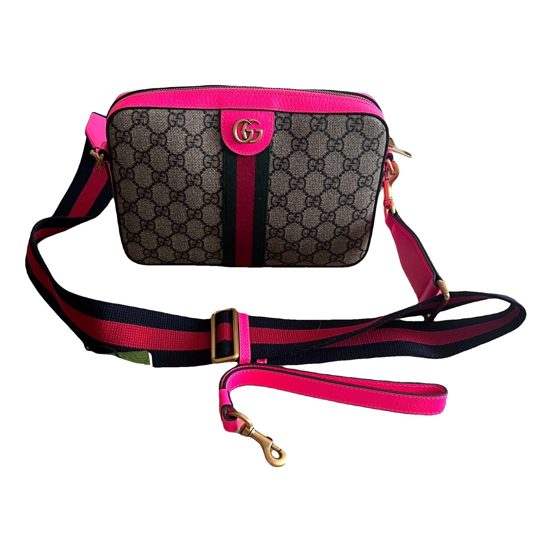 Ophidia cloth clutch bag