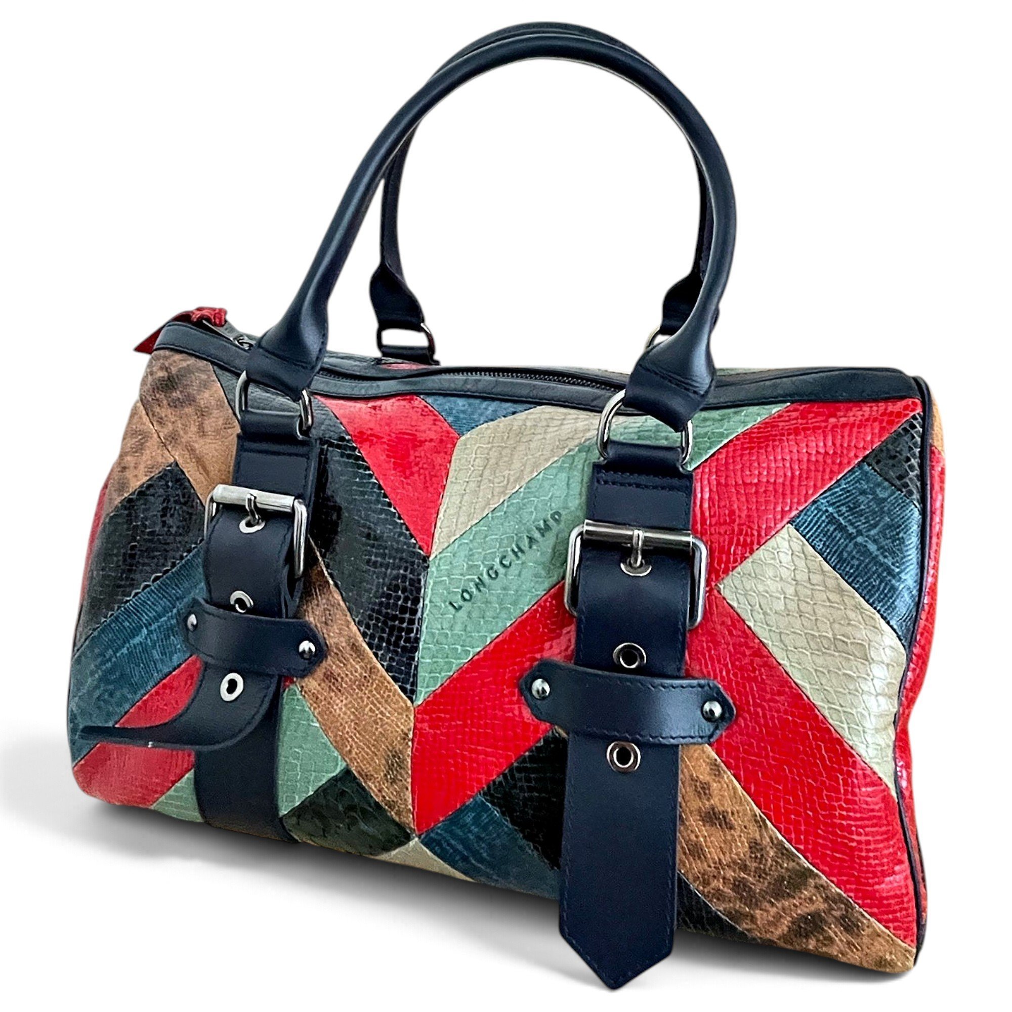 Kate Moss leather bowling bag