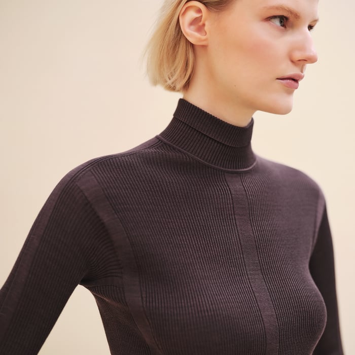 Rouge Sellier Cashmere Long-sleeve Sweater