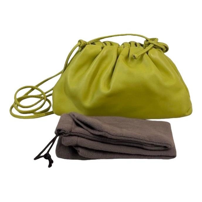 Pouch leather handbag