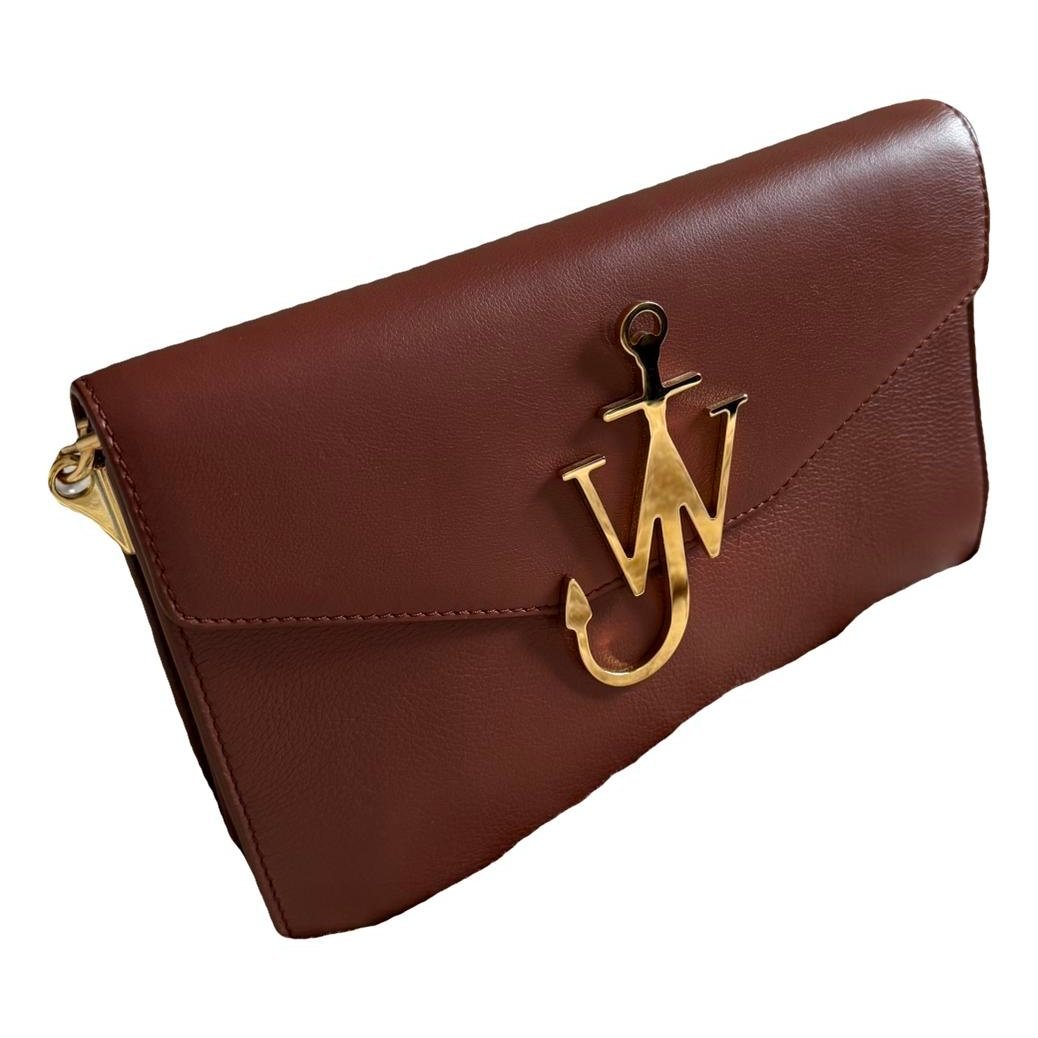 Logo leather handbag