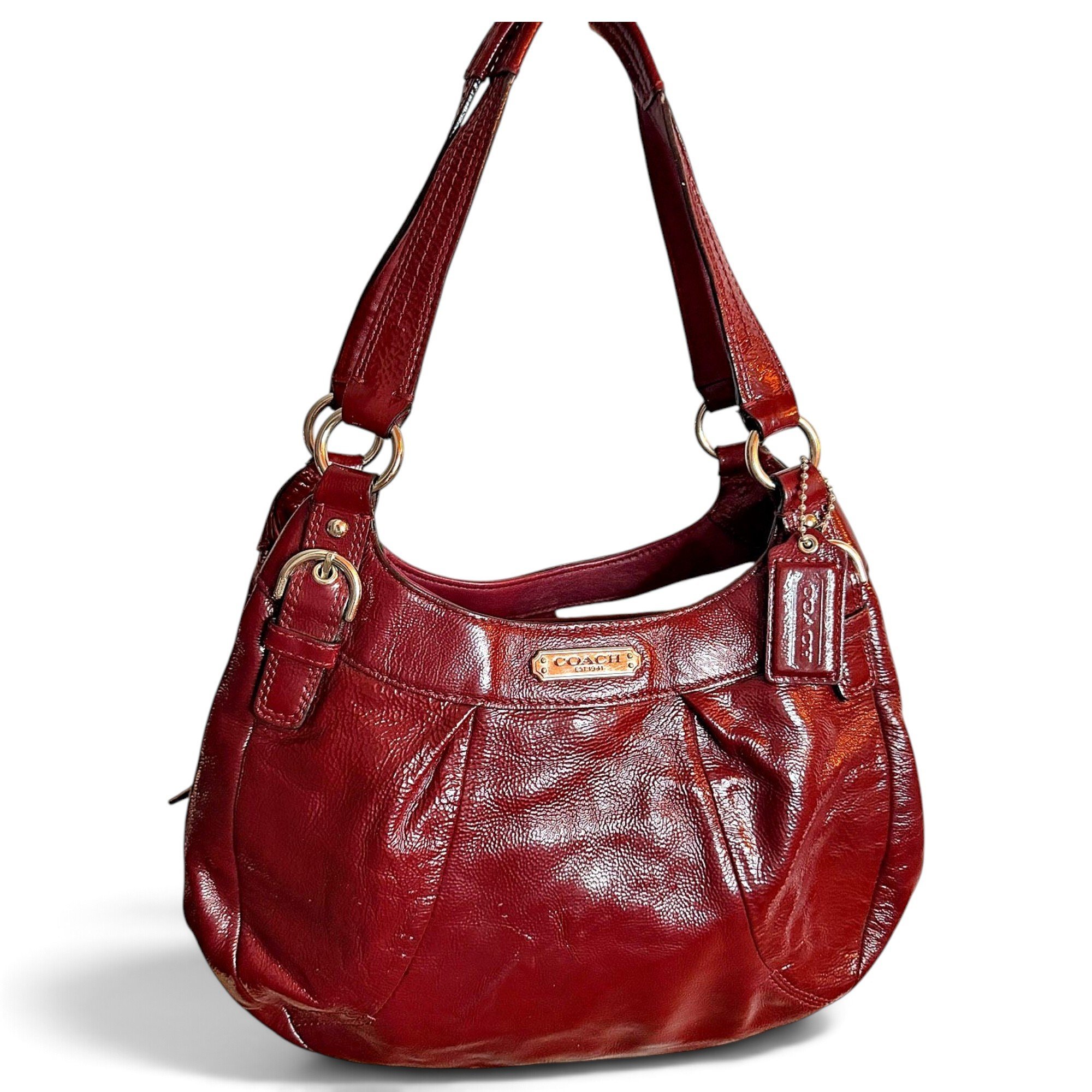 Large Scout Hobo patent leather handbag